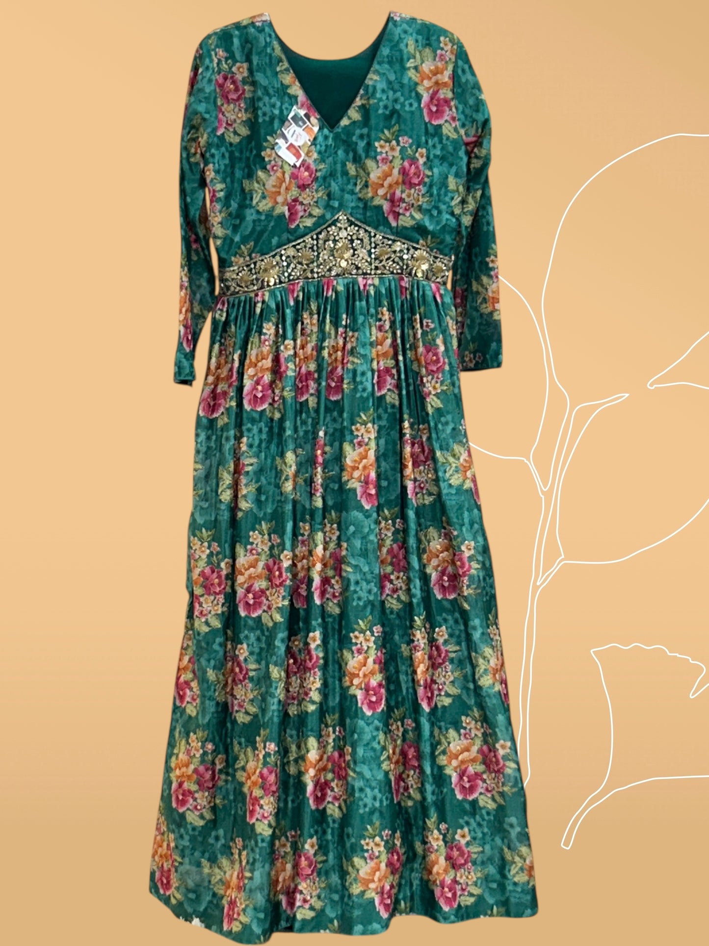 Party wear long gown