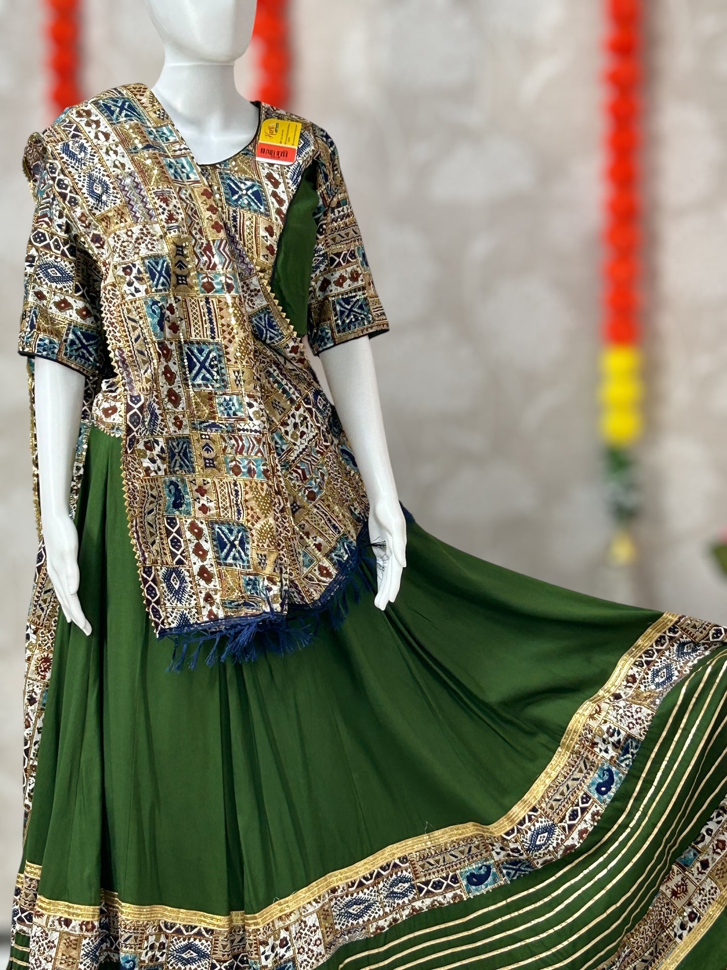 Cotton chaniya choli set