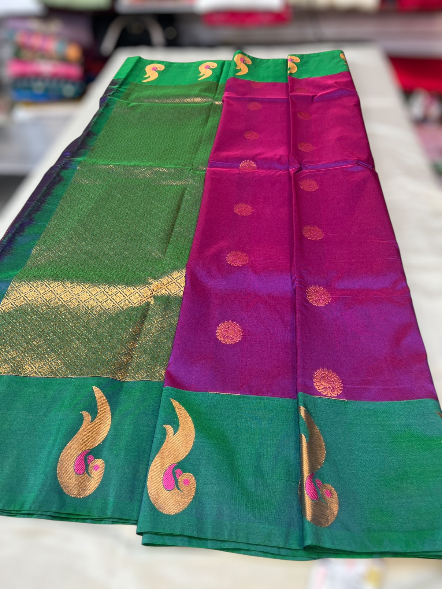 Gadhwal Silk saree | pure silk Pattu saree