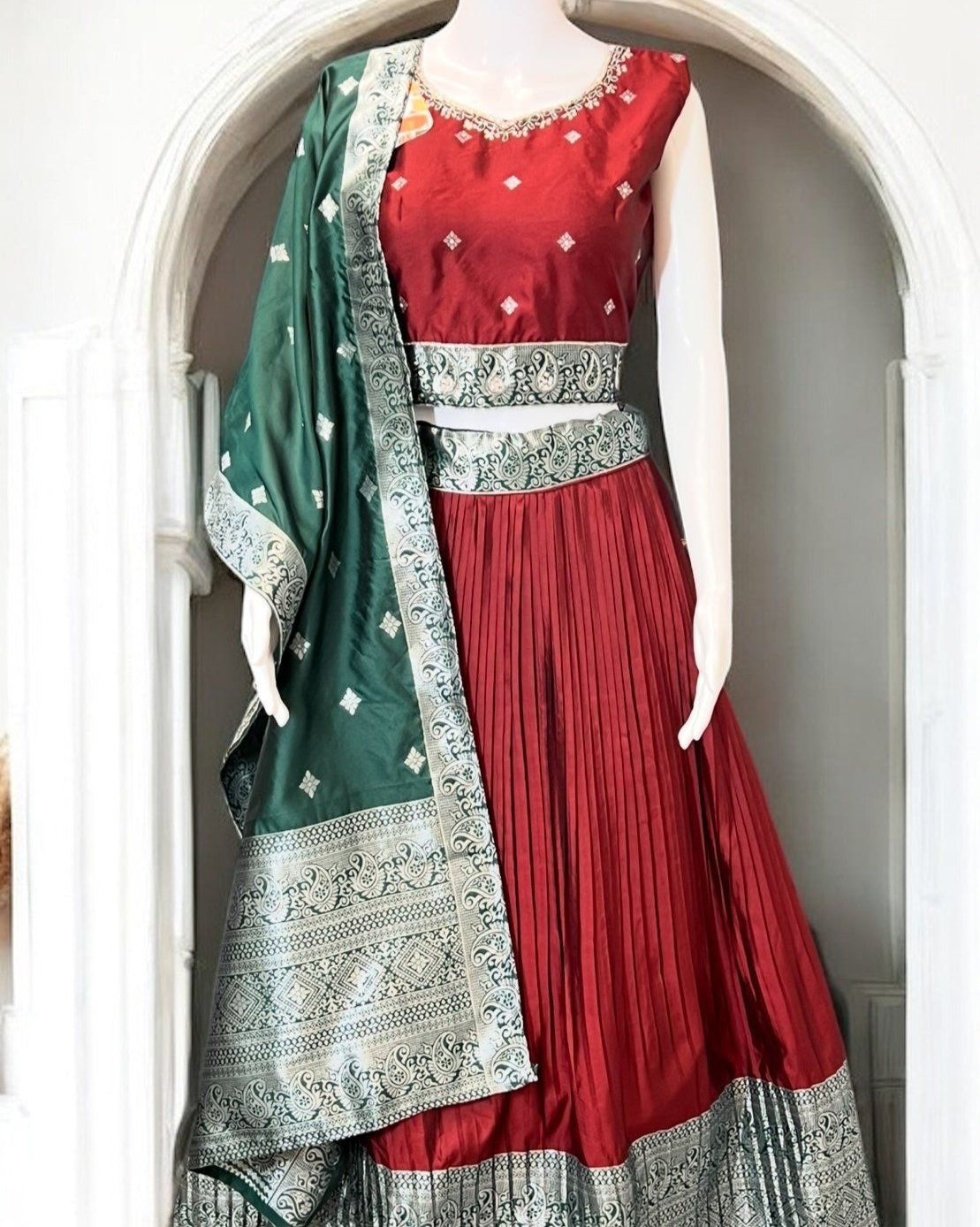 Silk Lehenga choli set