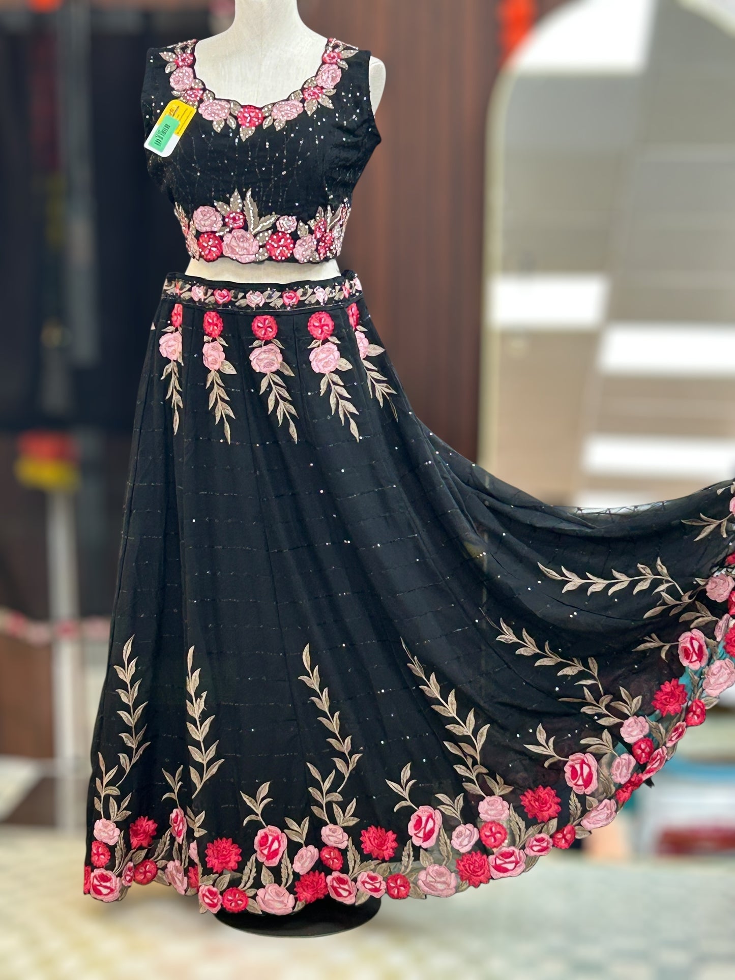 Georgette lehenga Choli set