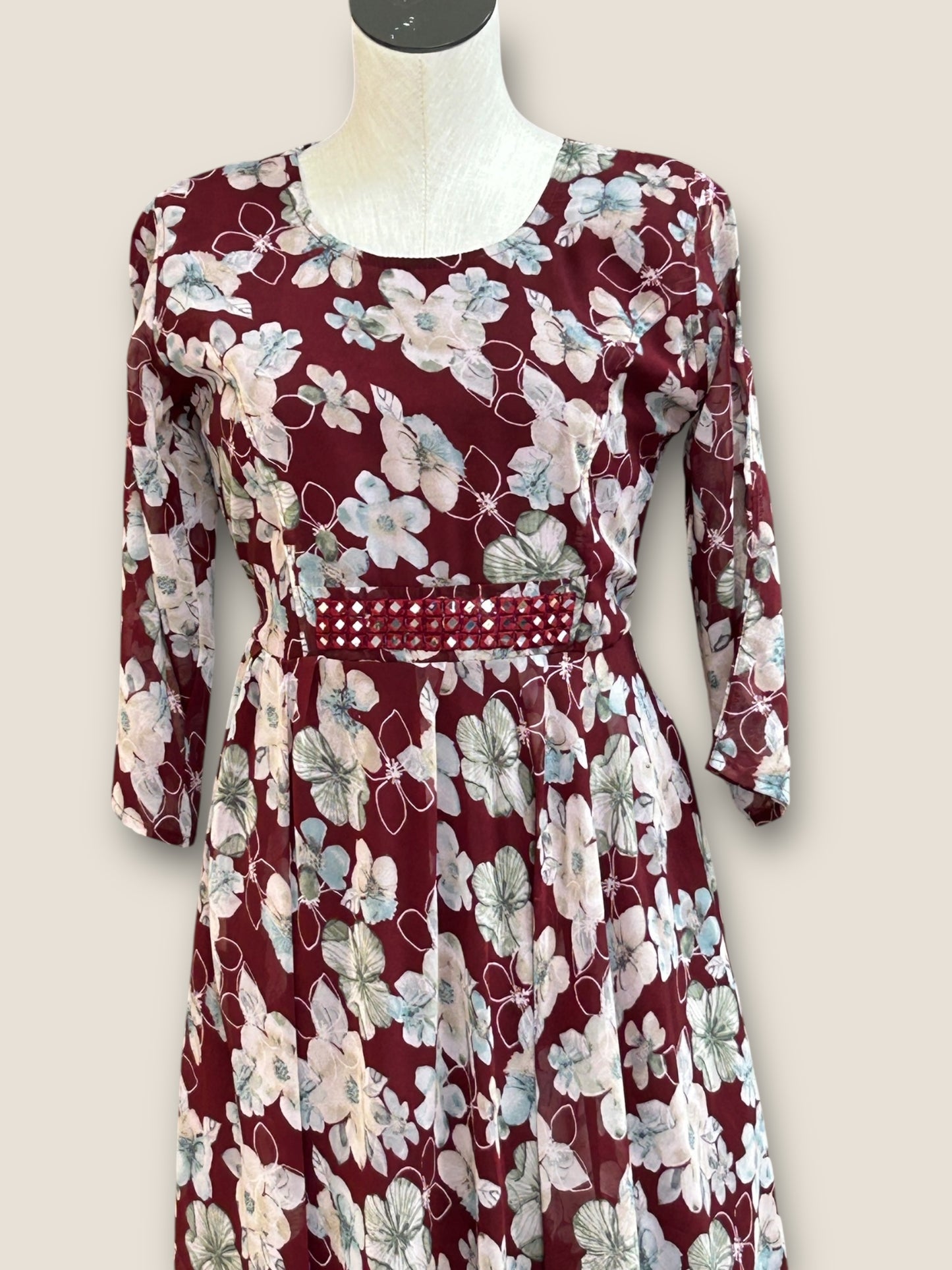 Chiffon long kurti
