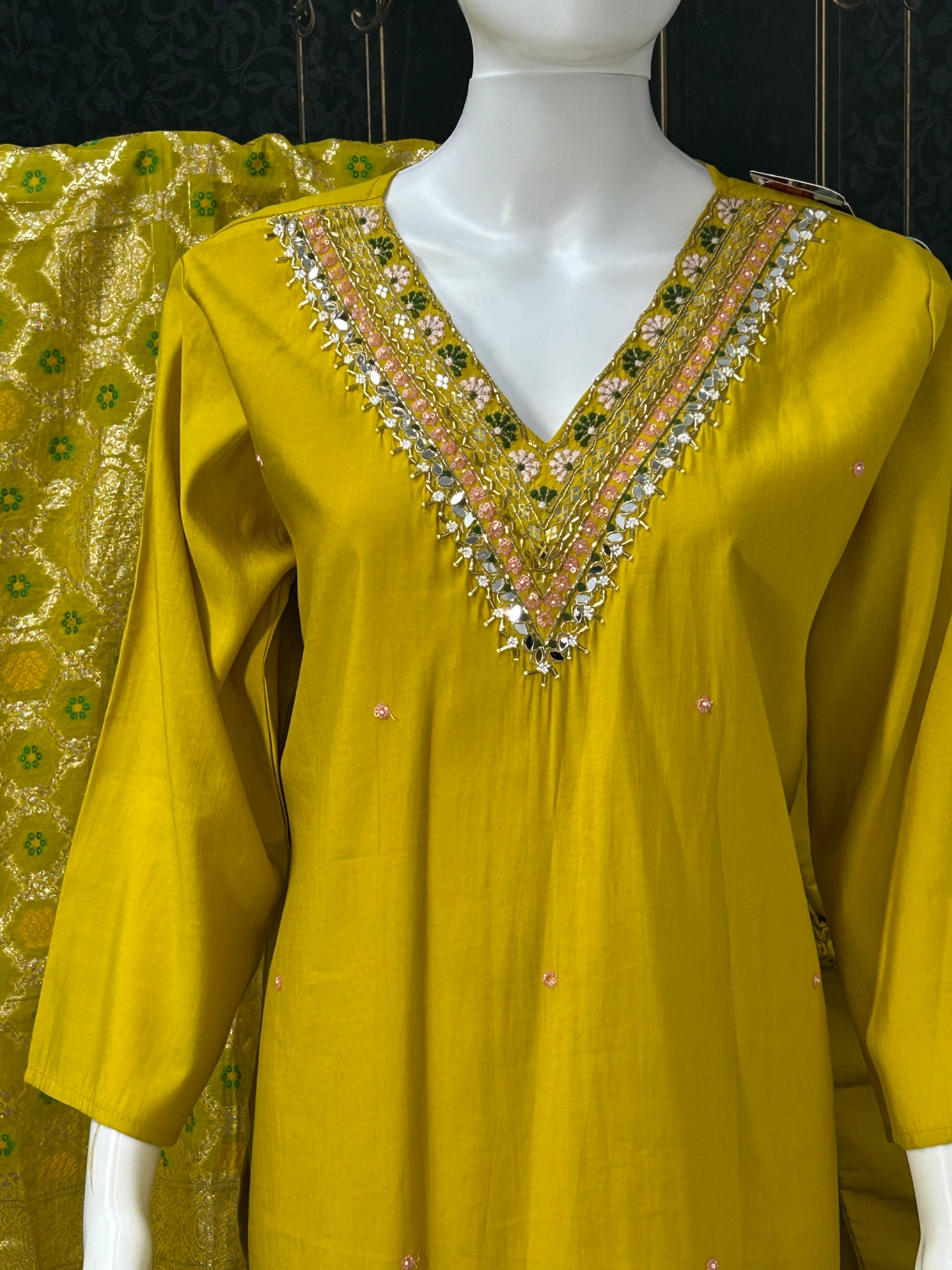 Modal silk suit
