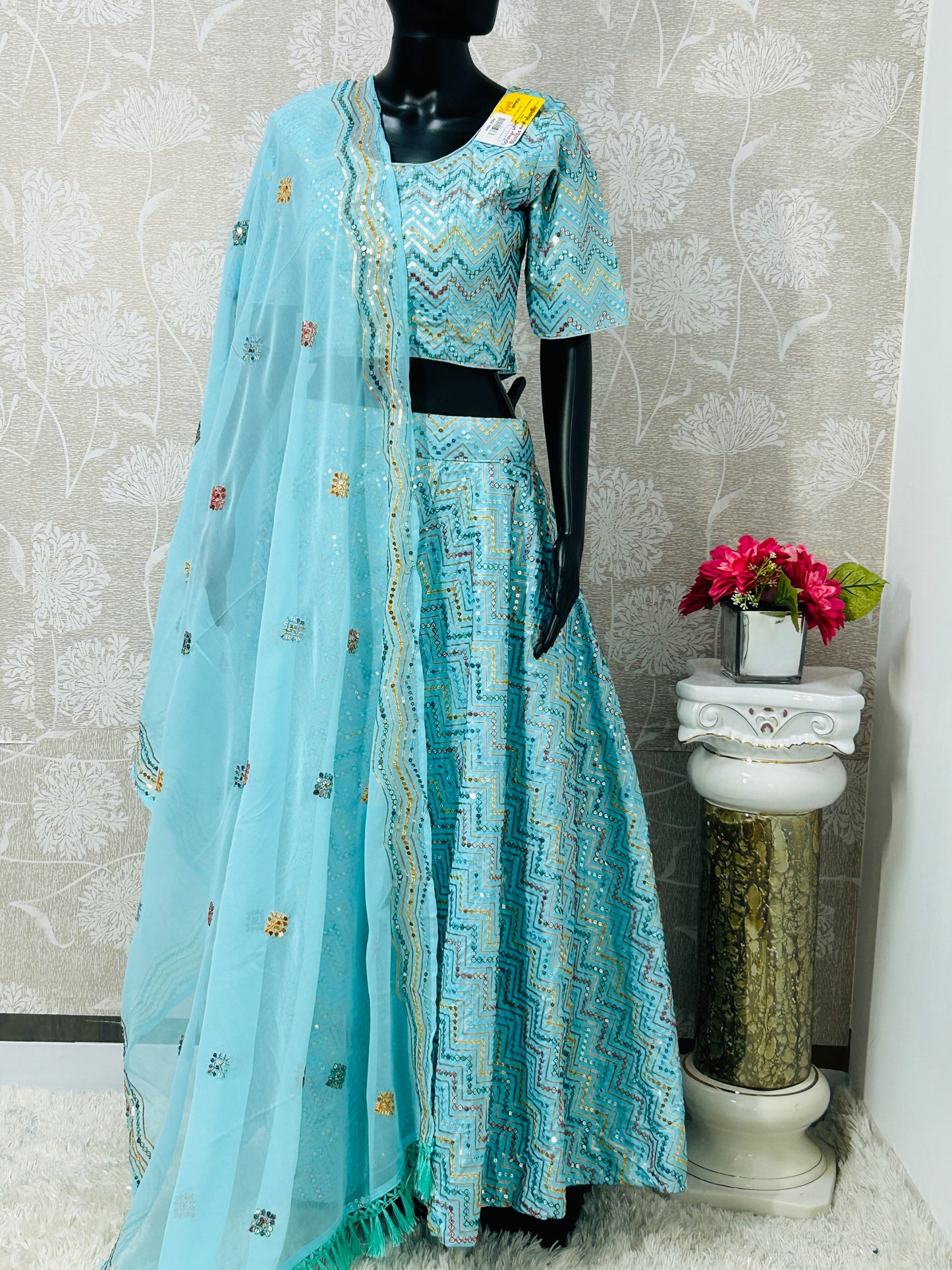 Chaniya choli set : silk lehenga choli