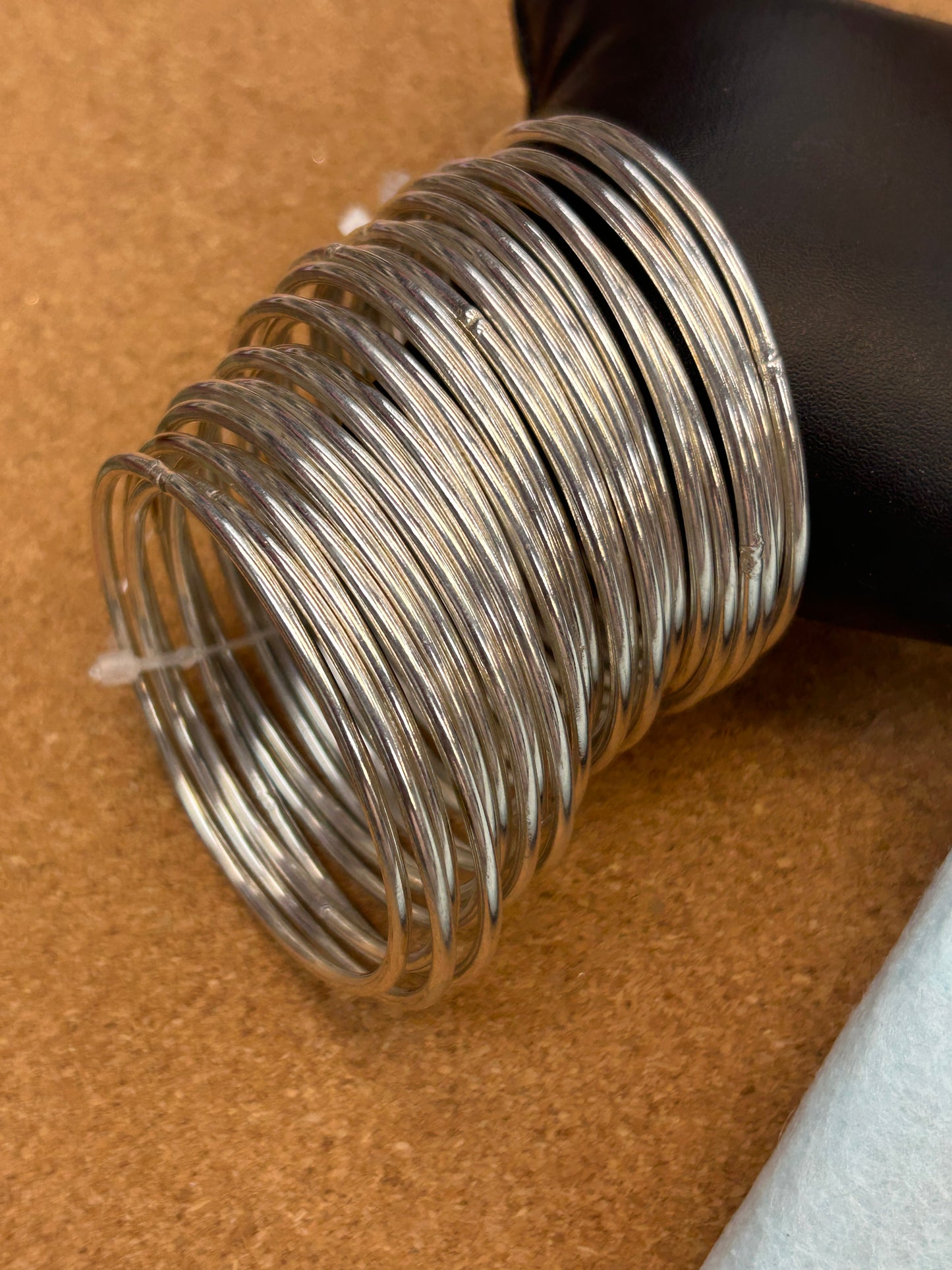 Silver bangles 2.2