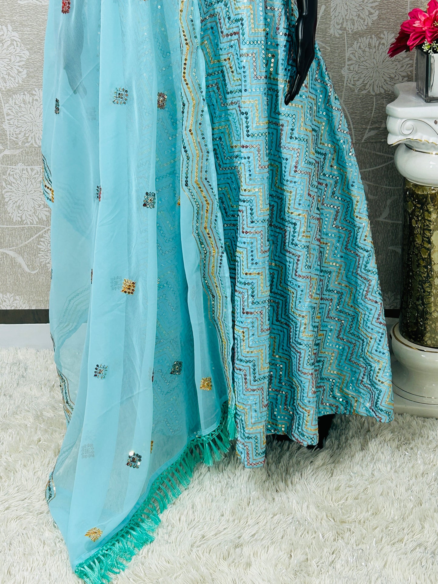 Chaniya choli set : silk lehenga choli