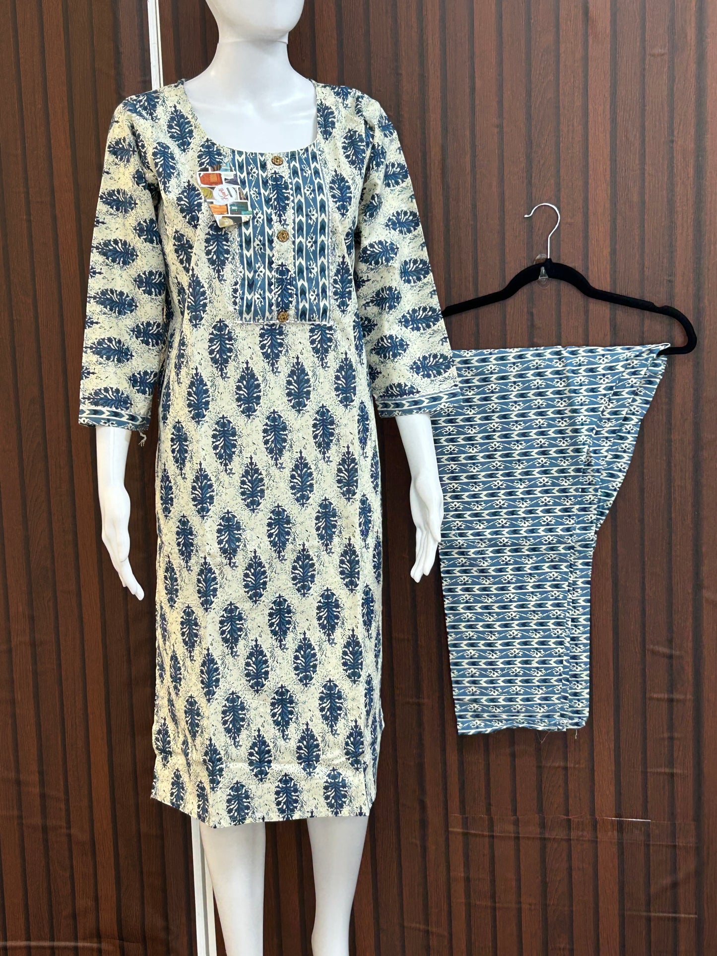 Pure cotton Kurti pant set