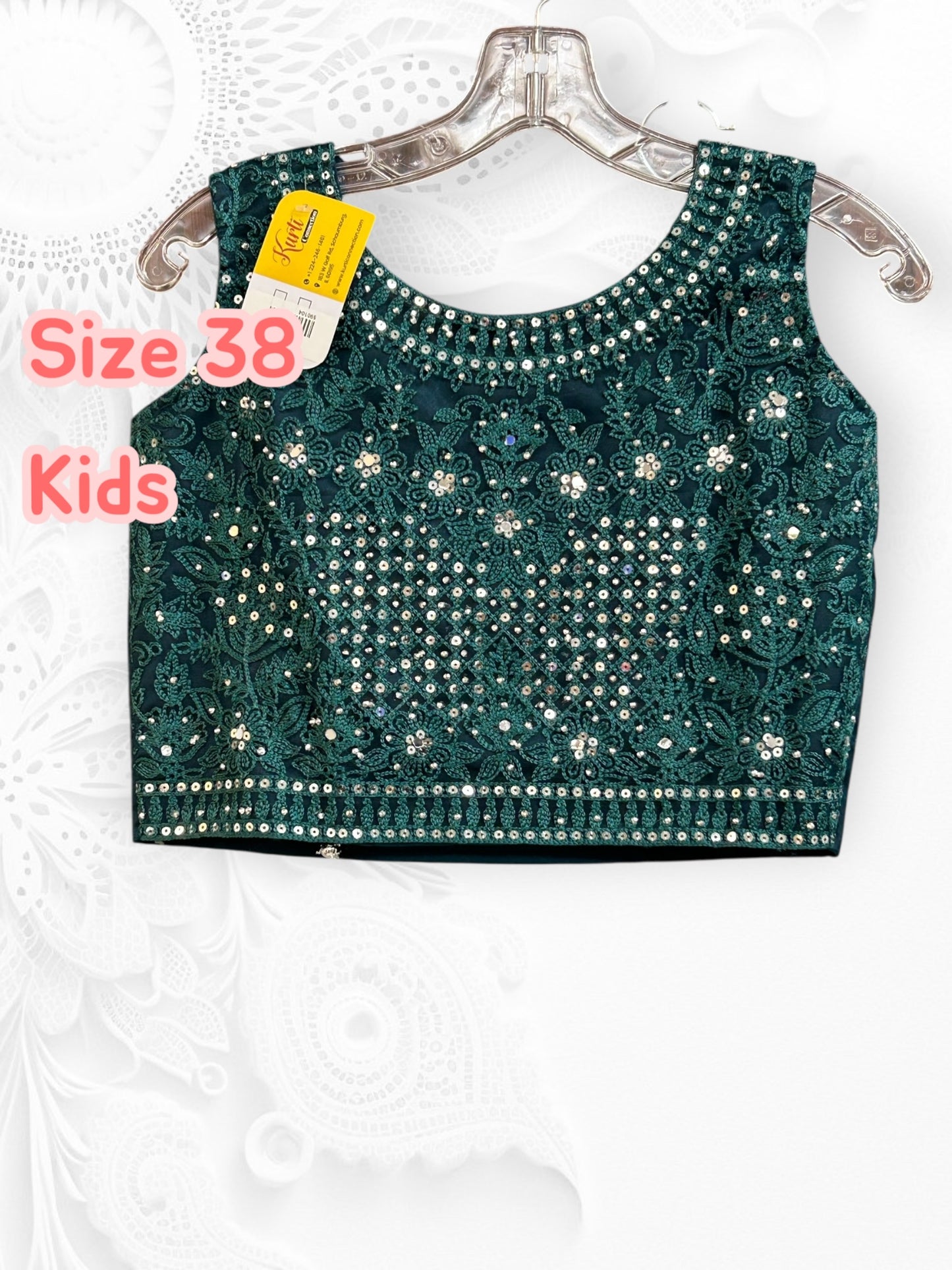 Size 38 kids lehenga choli set