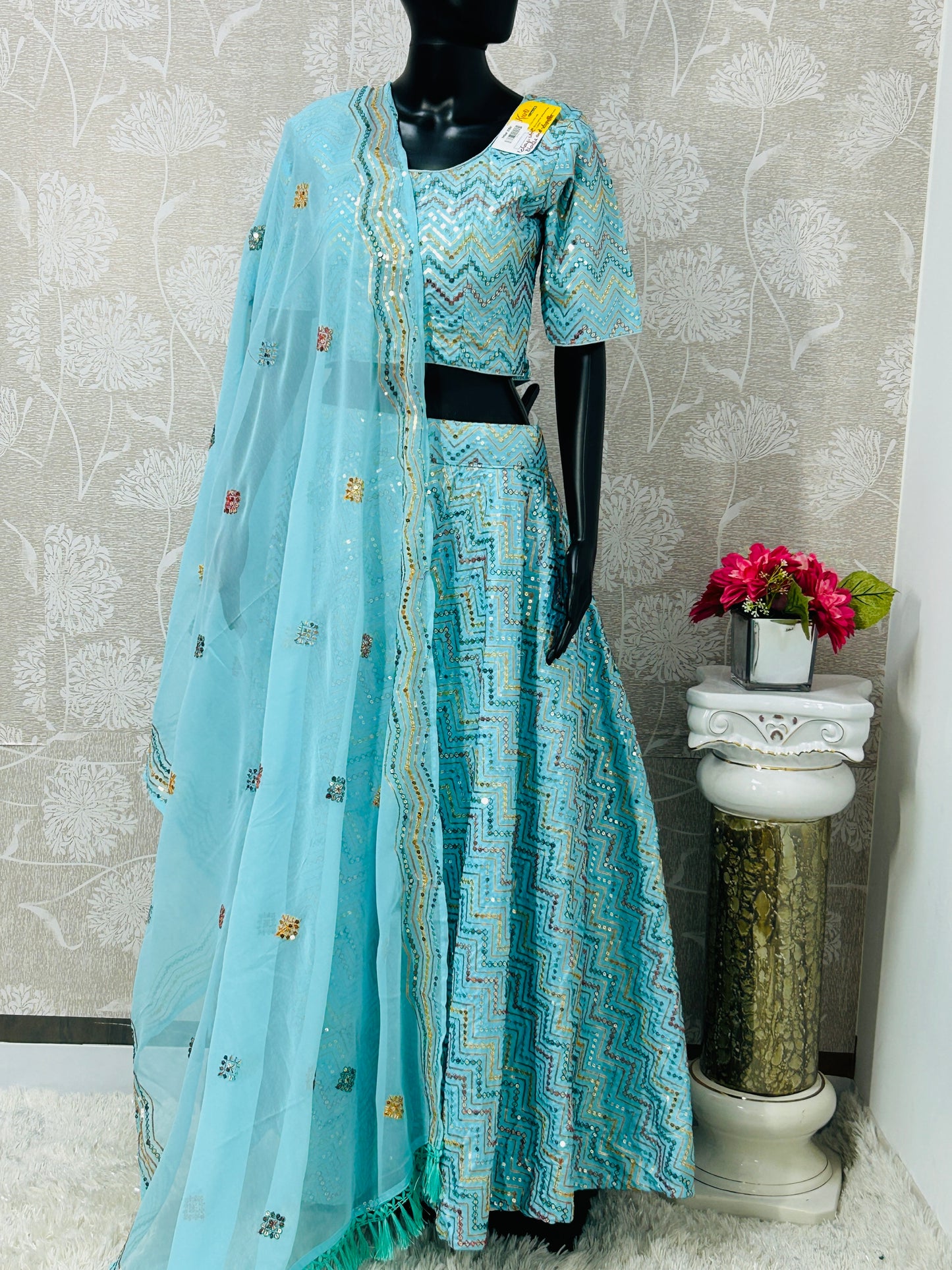Chaniya choli set : silk lehenga choli