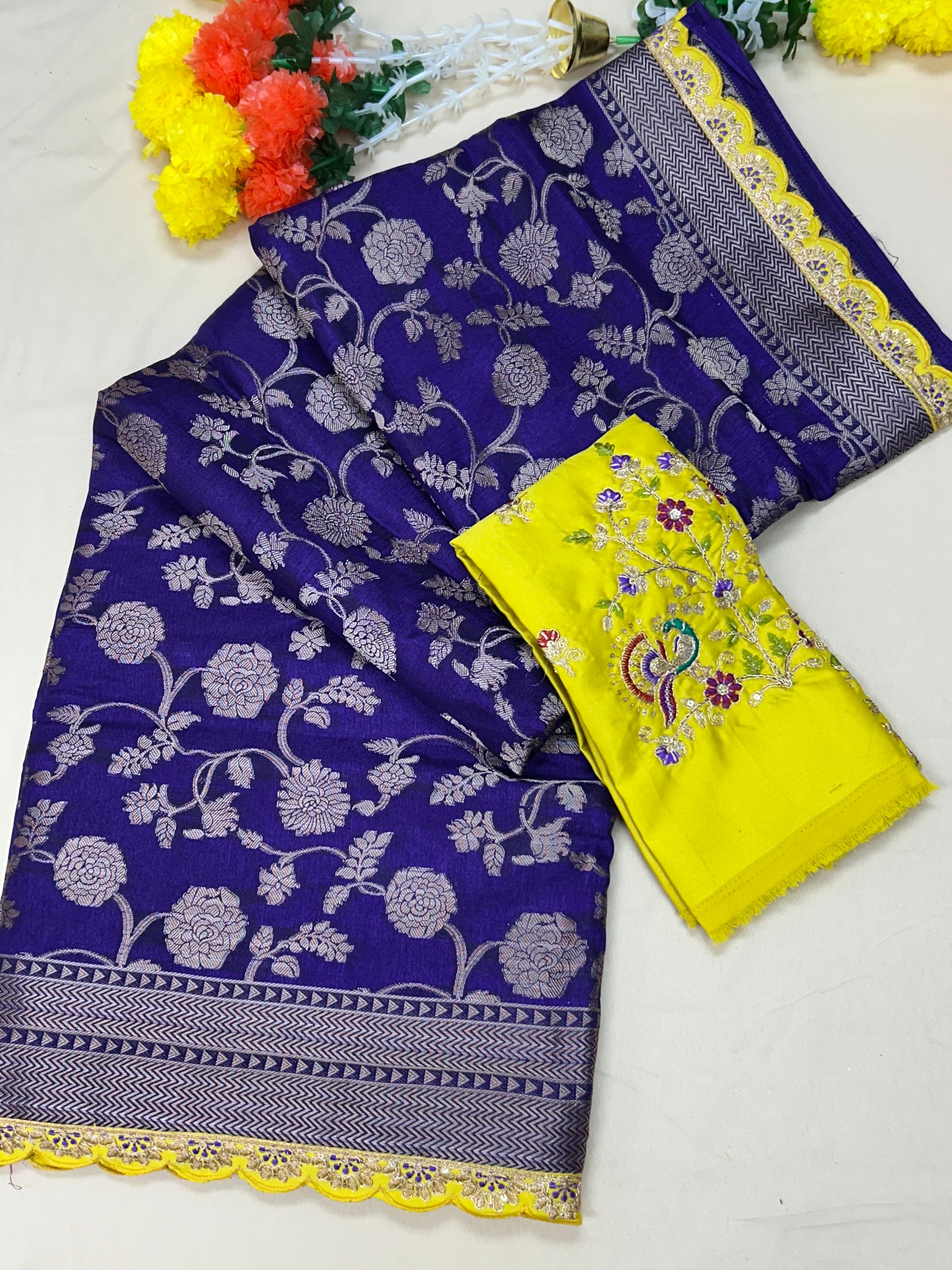 Party wear silk saree