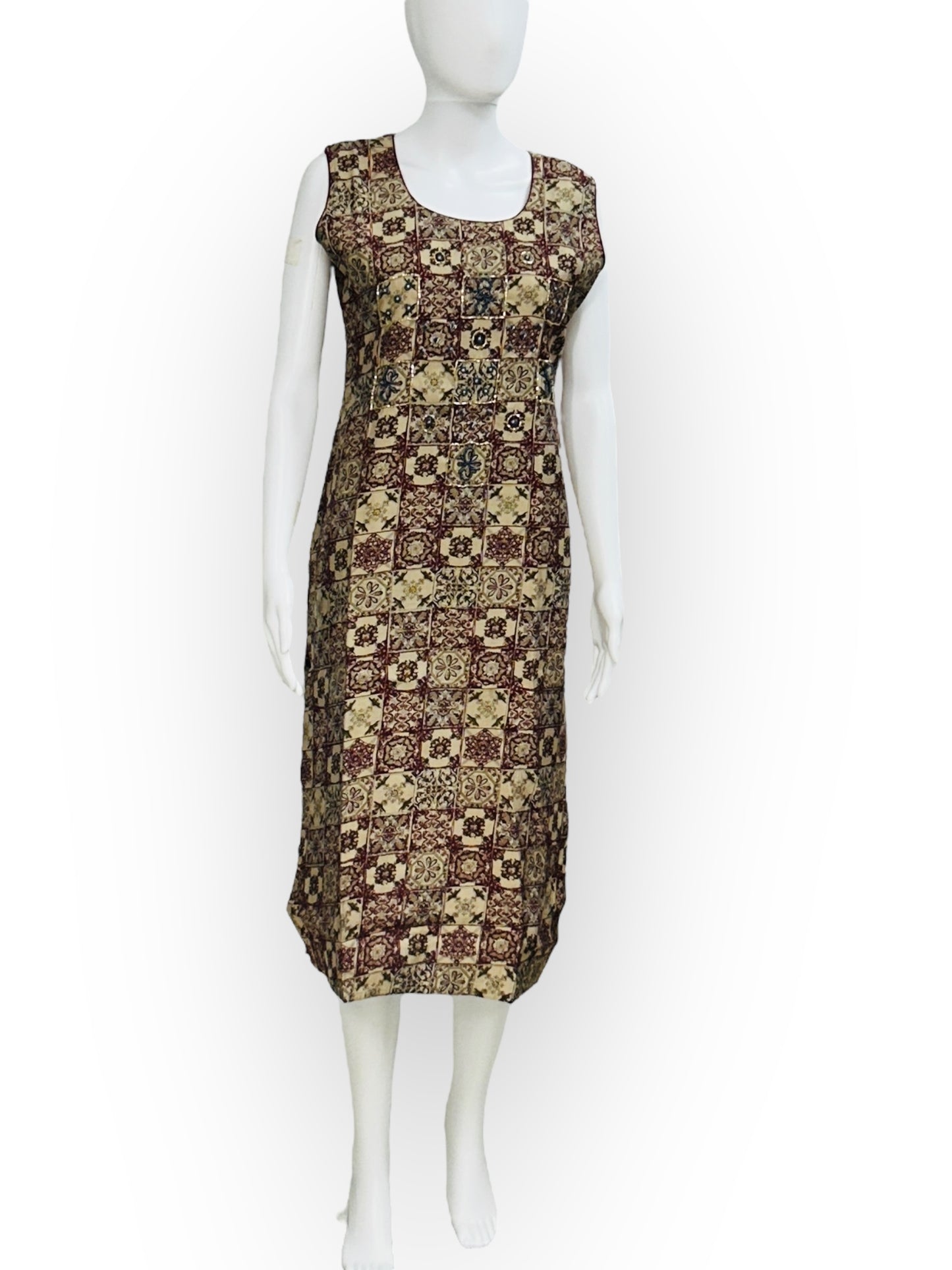 Crape silk kurti | Sleeves available
