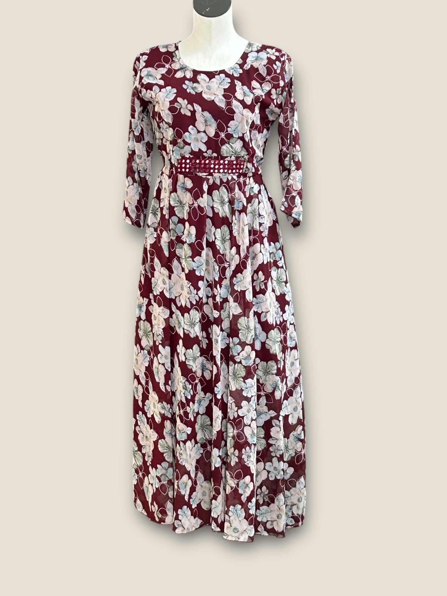 Chiffon long kurti