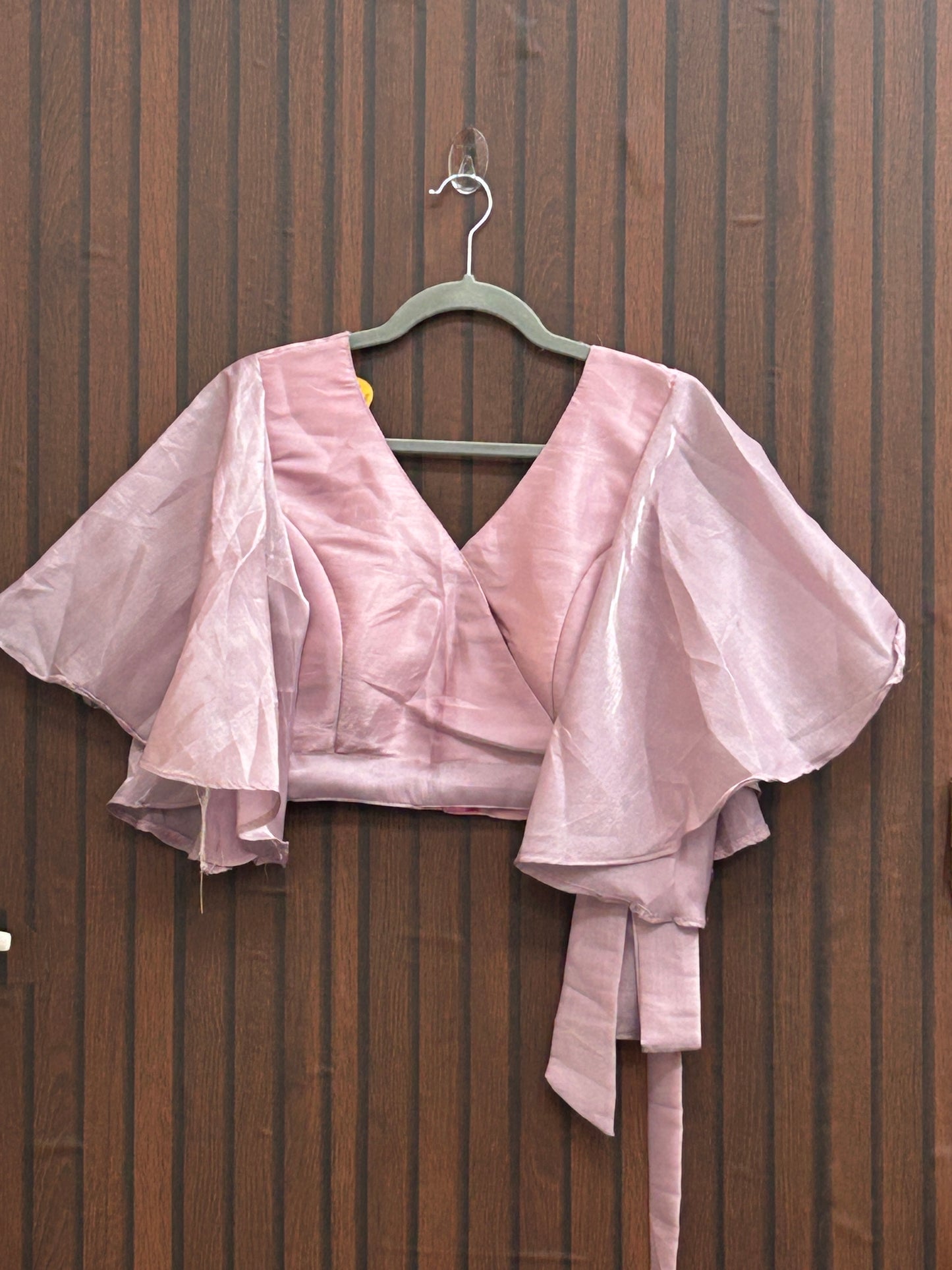 Butterfly sleeve blouse