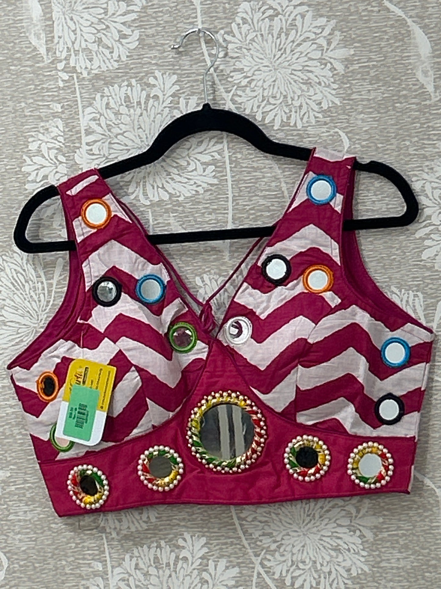 Mirror work blouse