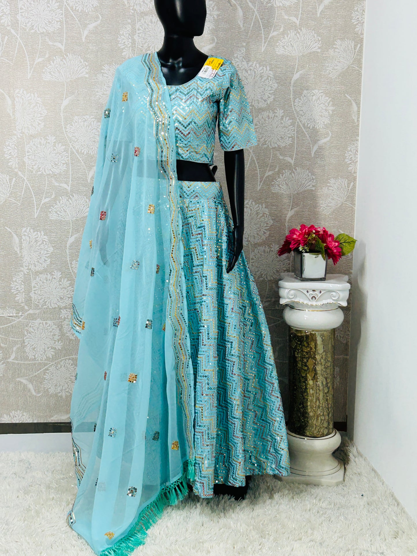 Chaniya choli set : silk lehenga choli