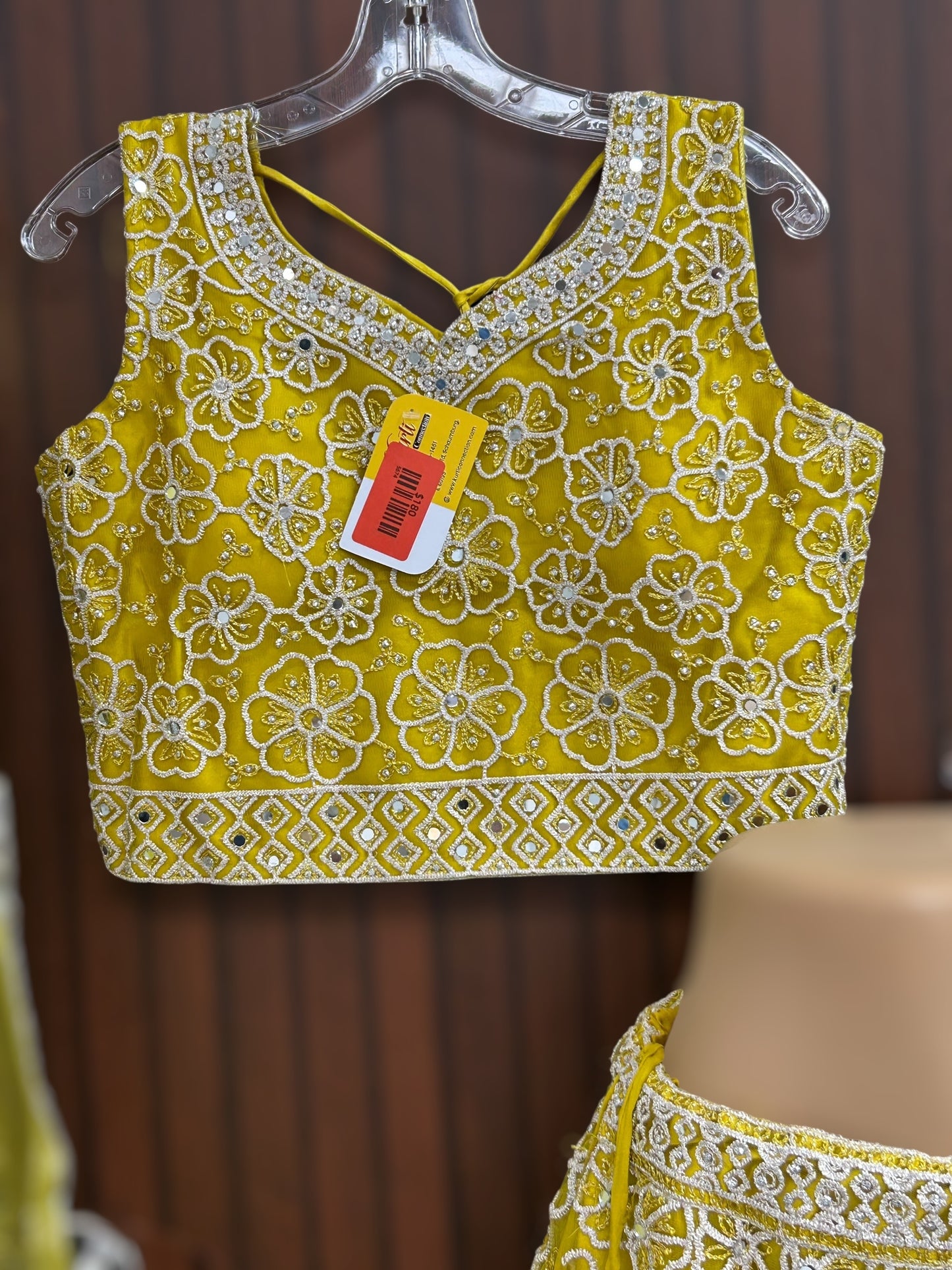 Yellow lehenga set