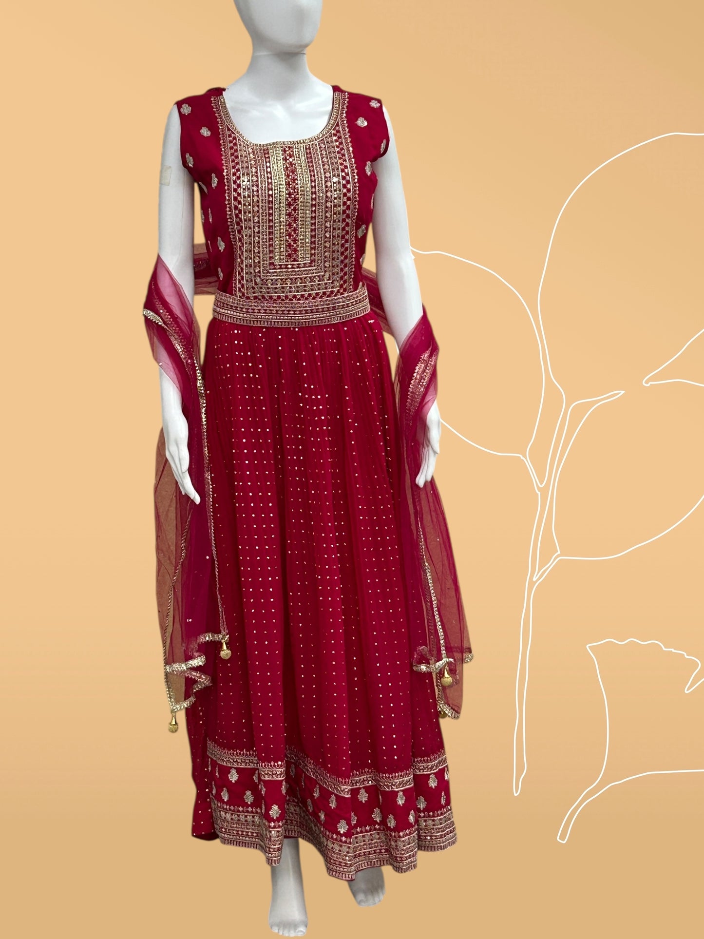 Party wear long dress