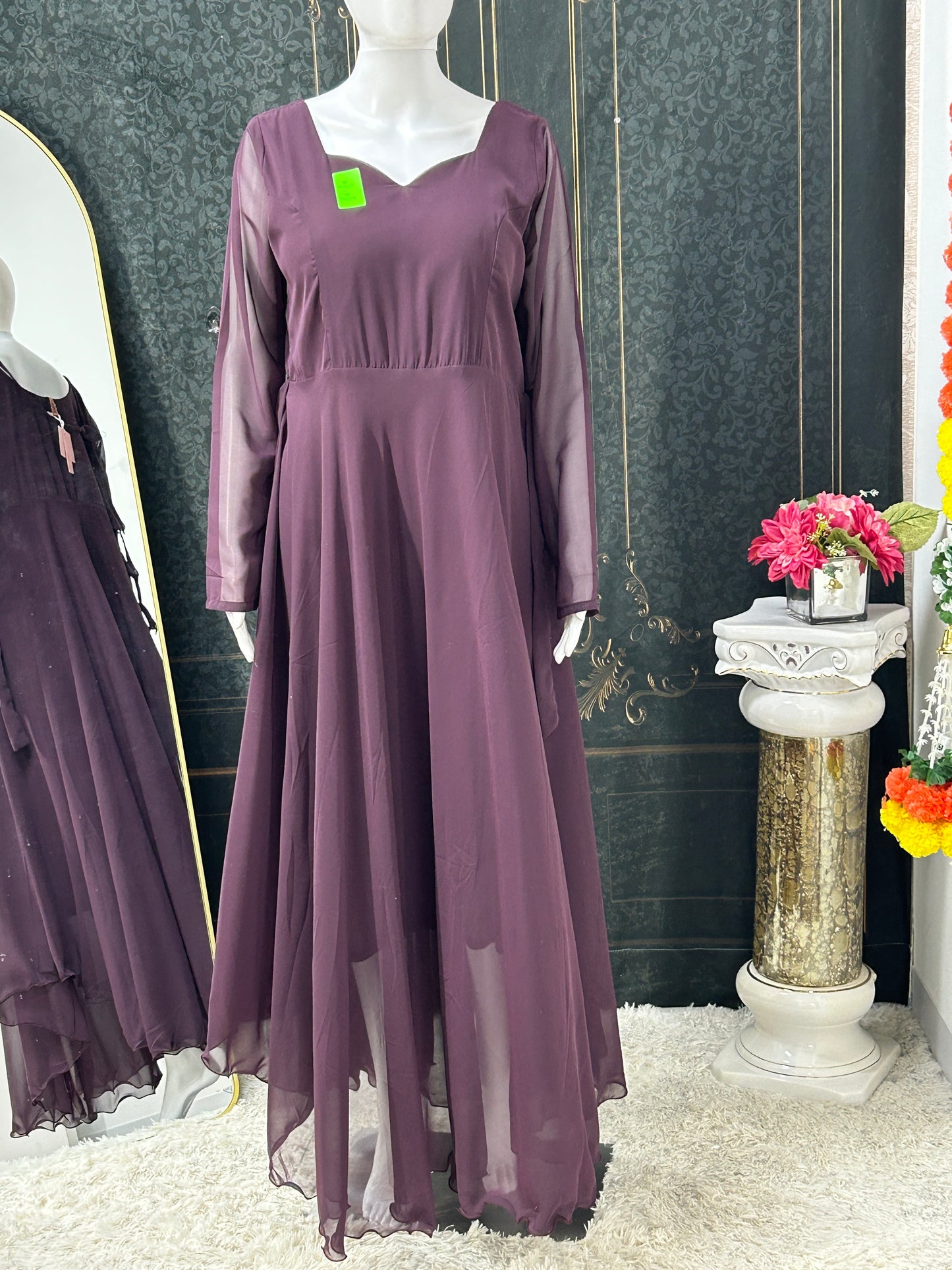 Georgette long kurti