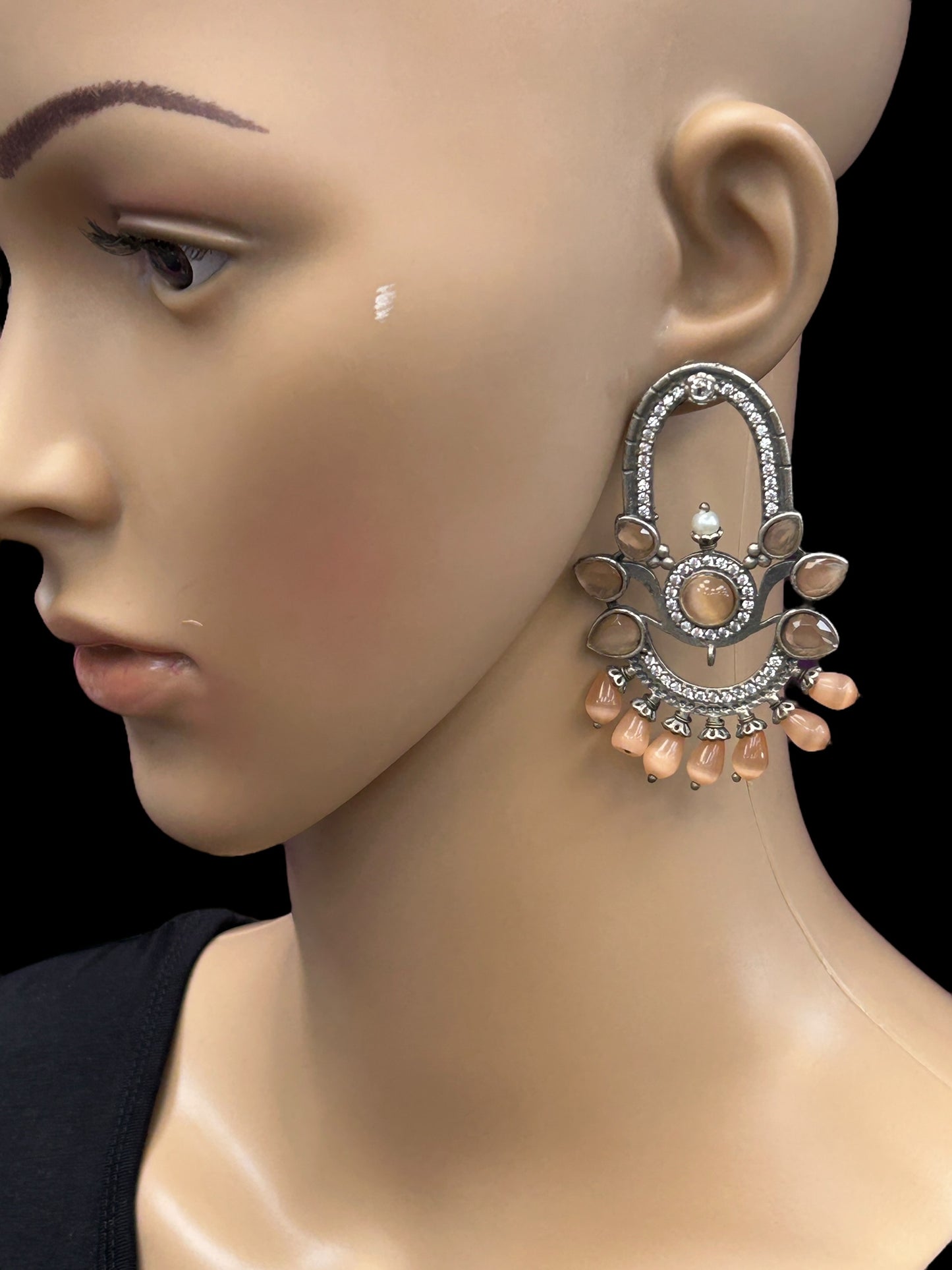 Oxidized earrings