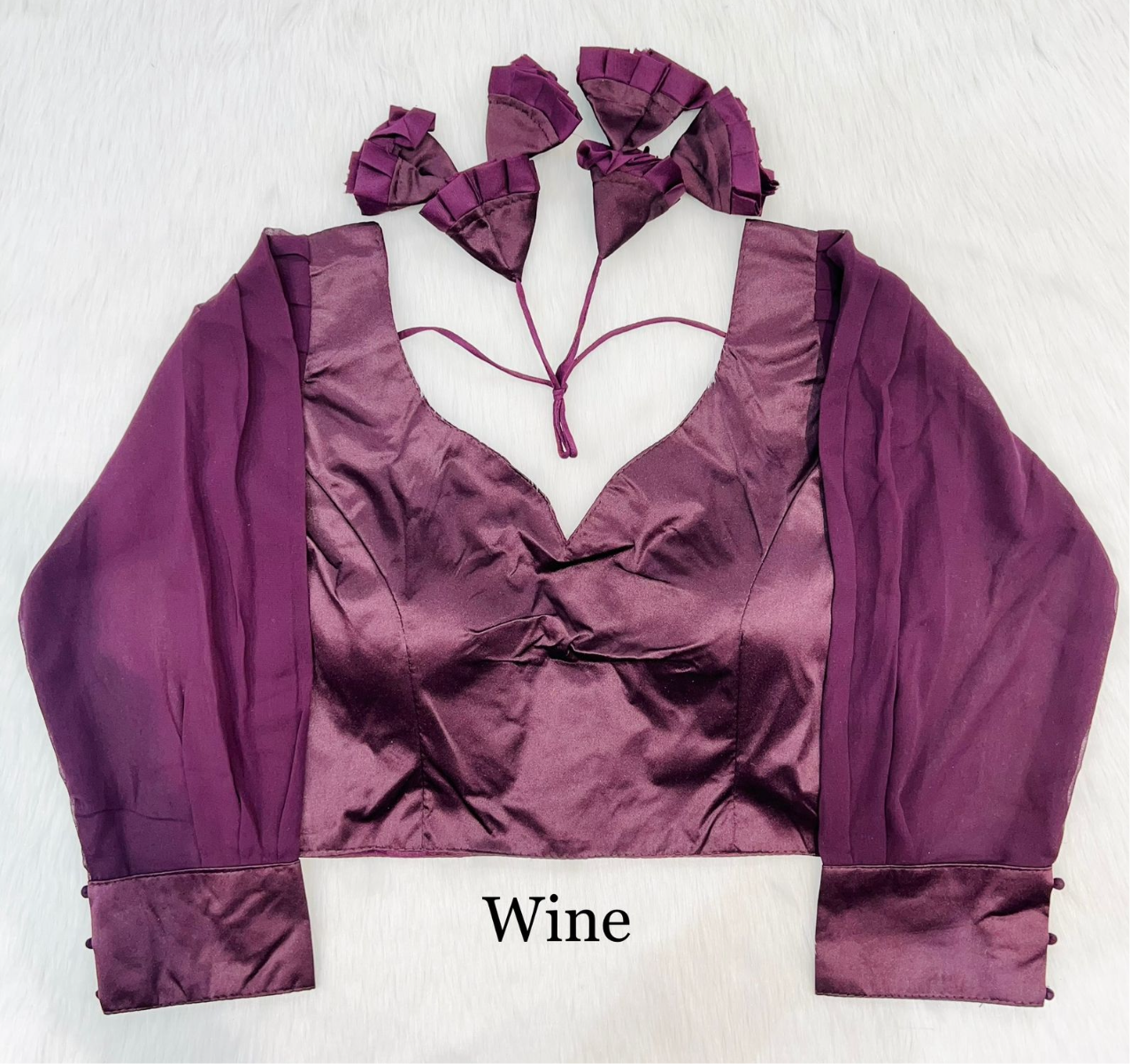 Silk blouses
