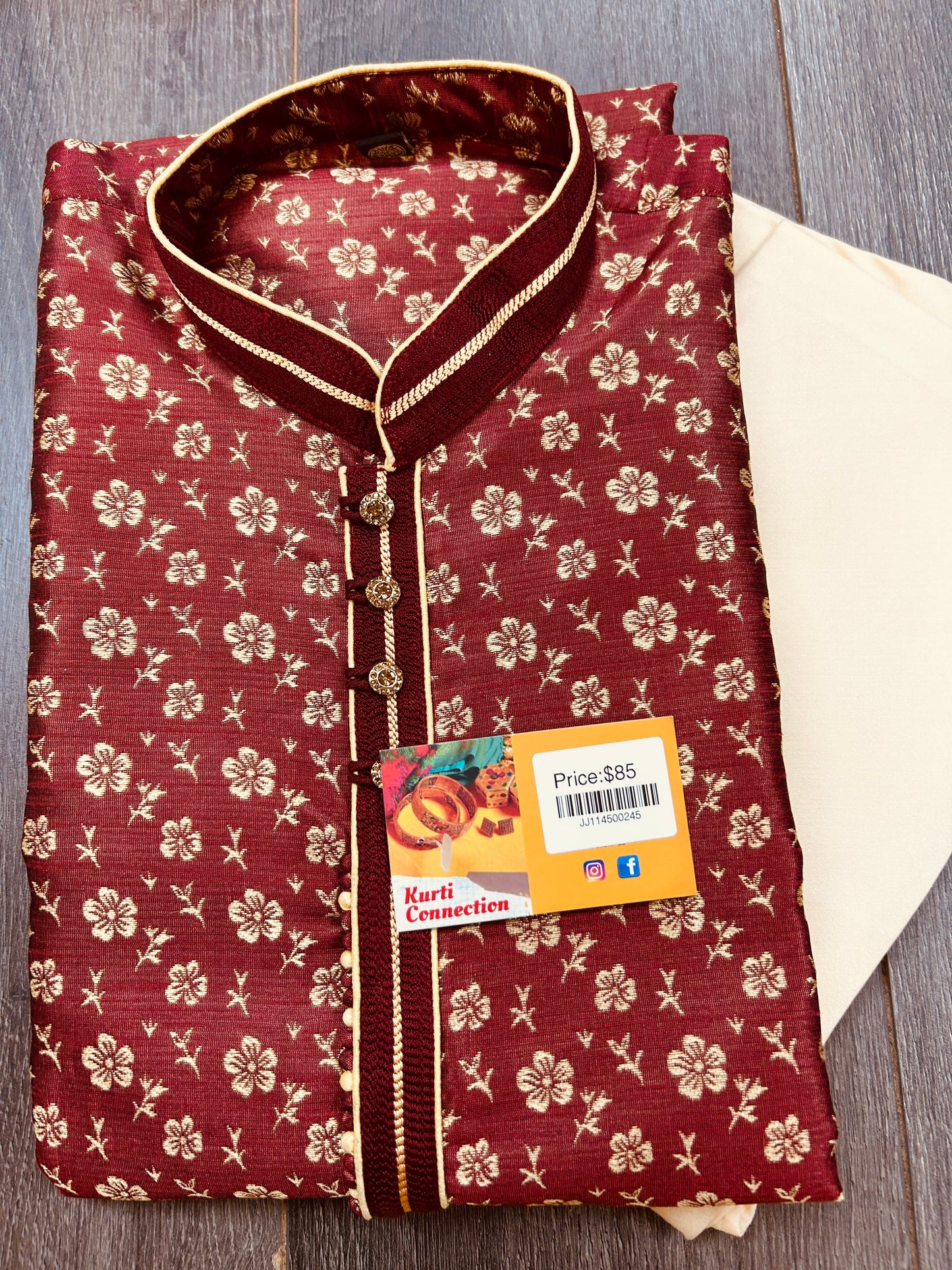 Silk kurta pajama set