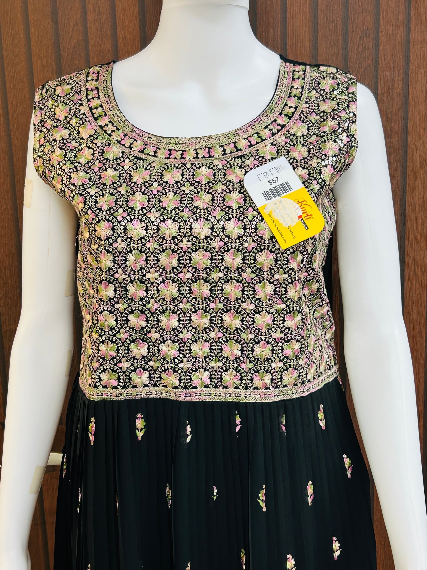 Black long kurti