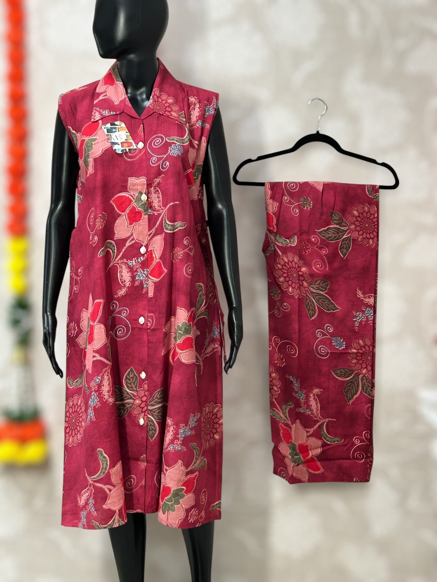 Linen cotton Co-Ord set