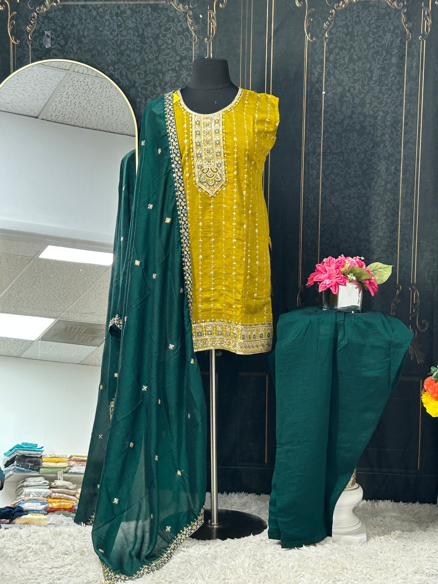 Semi patiala salwar suit