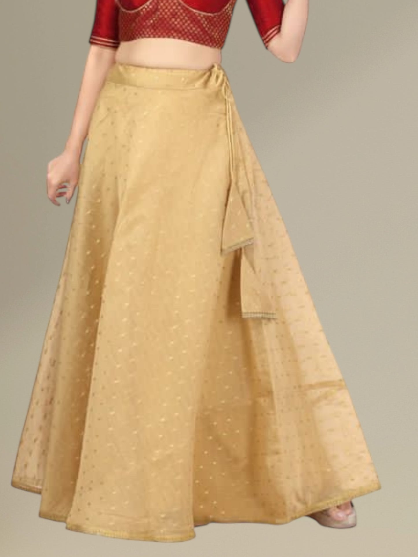 Golden skirt : Lehenga