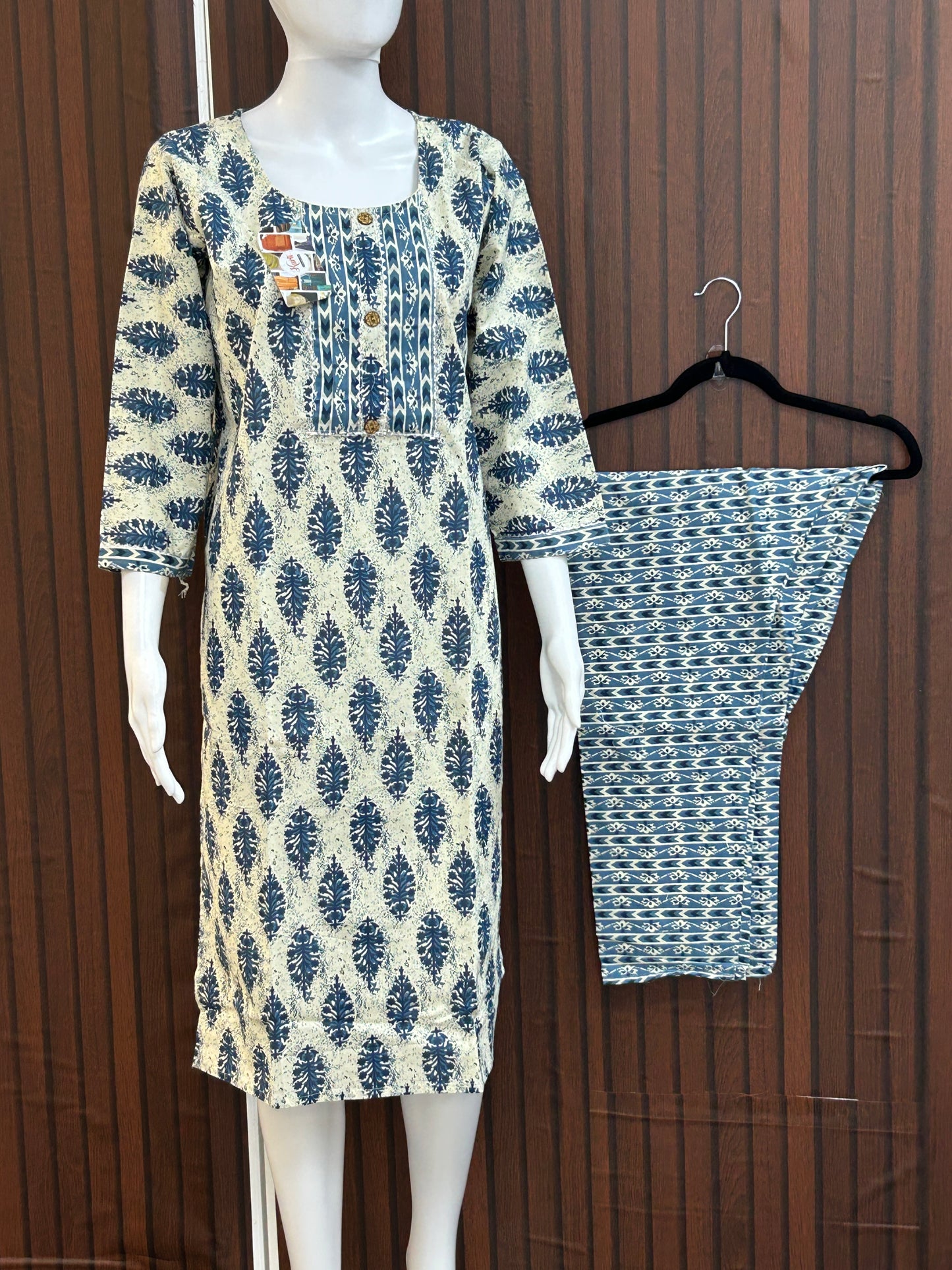 Pure cotton Kurti pant set