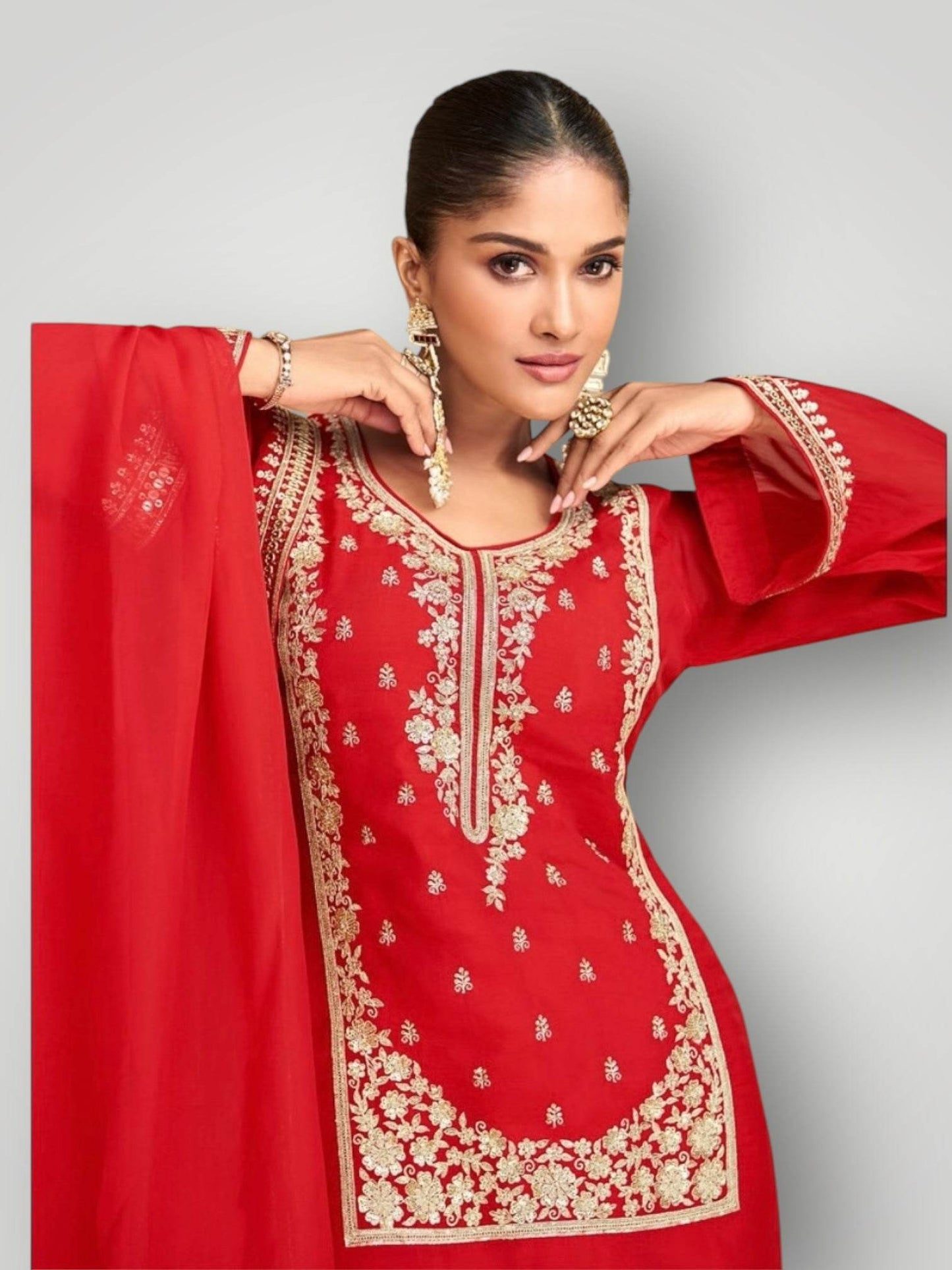Sharara suit / exclusive designer piece - Kurti Connection USA