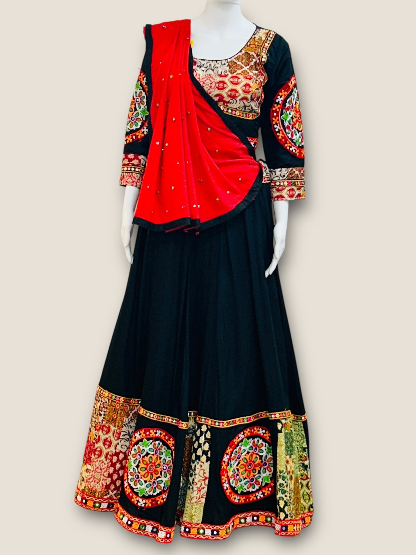 Cotton chaniya choli set for garba/ lehenga choli