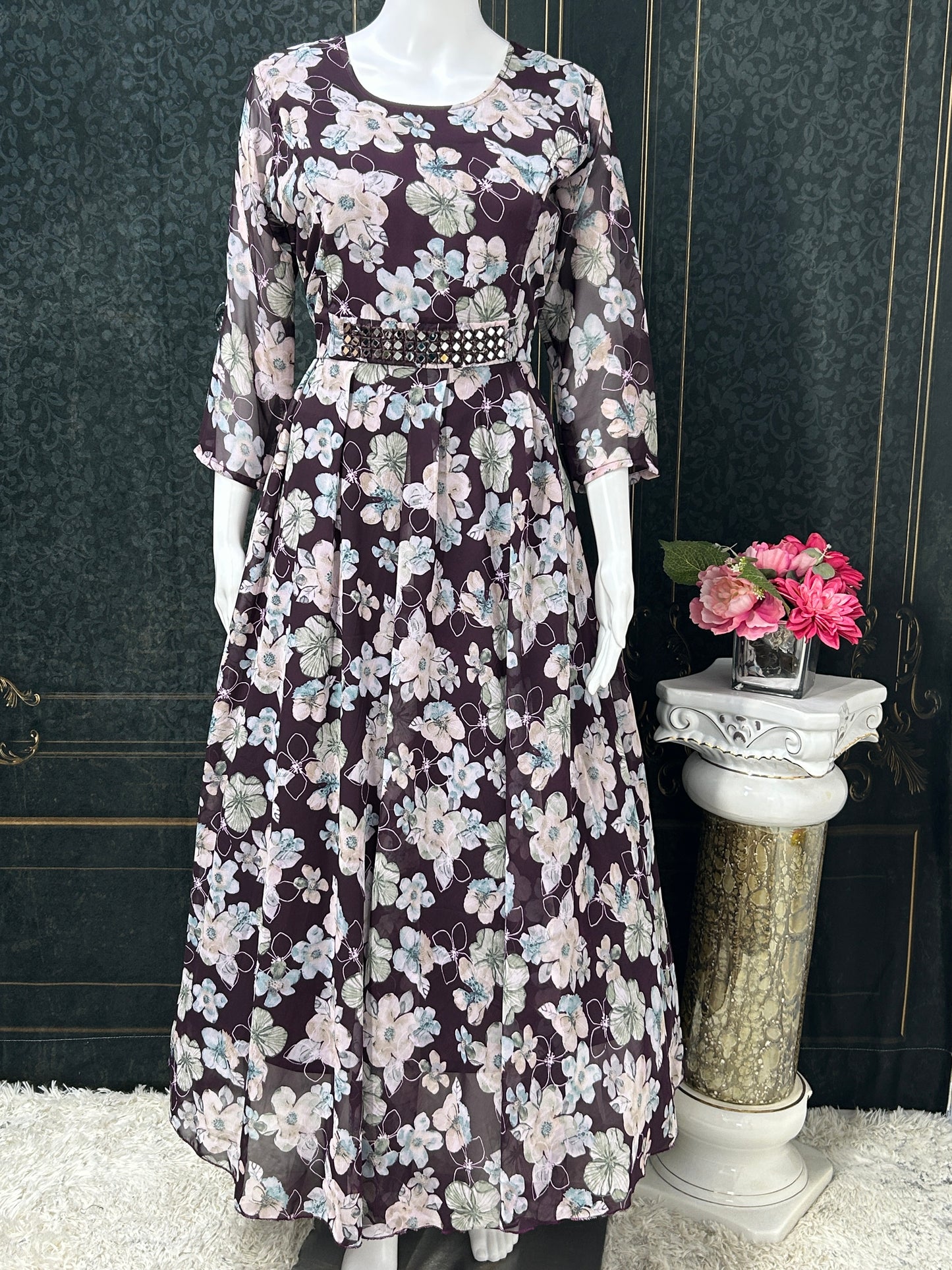 Georgette long kurti