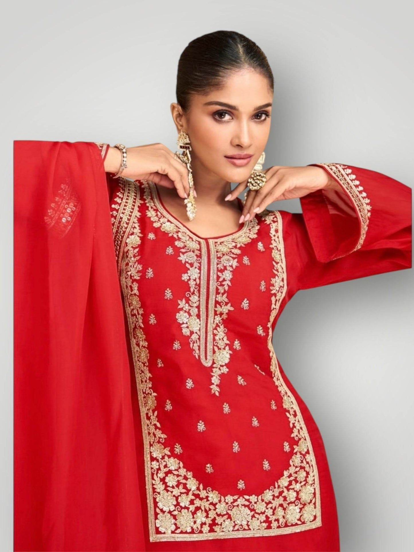 Sharara suit / exclusive designer piece - Kurti Connection USA