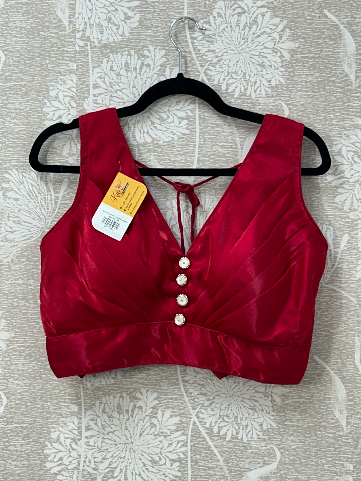 Dark pink blouse | sleeves available