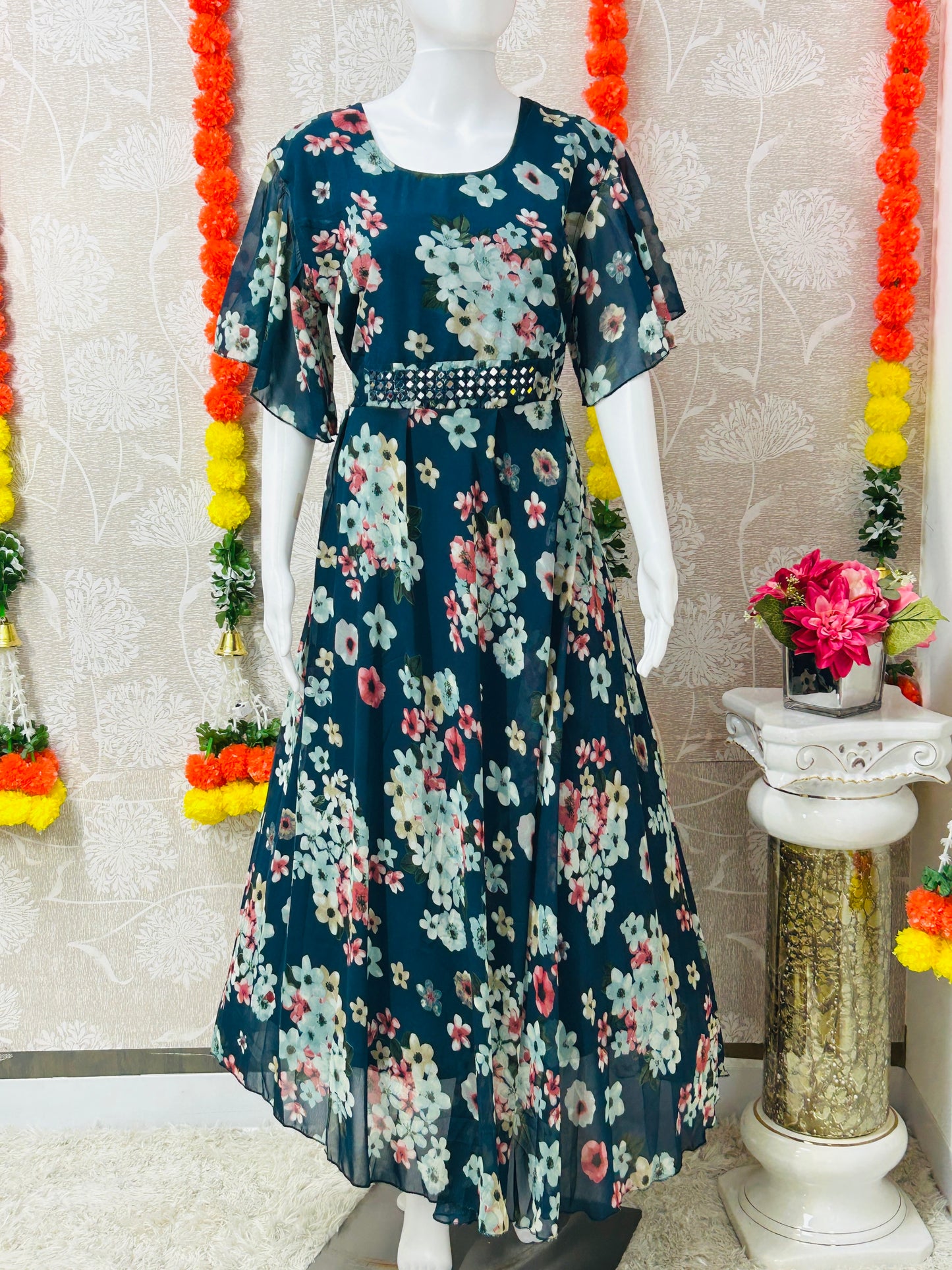 Indo-western long kurti / long frock