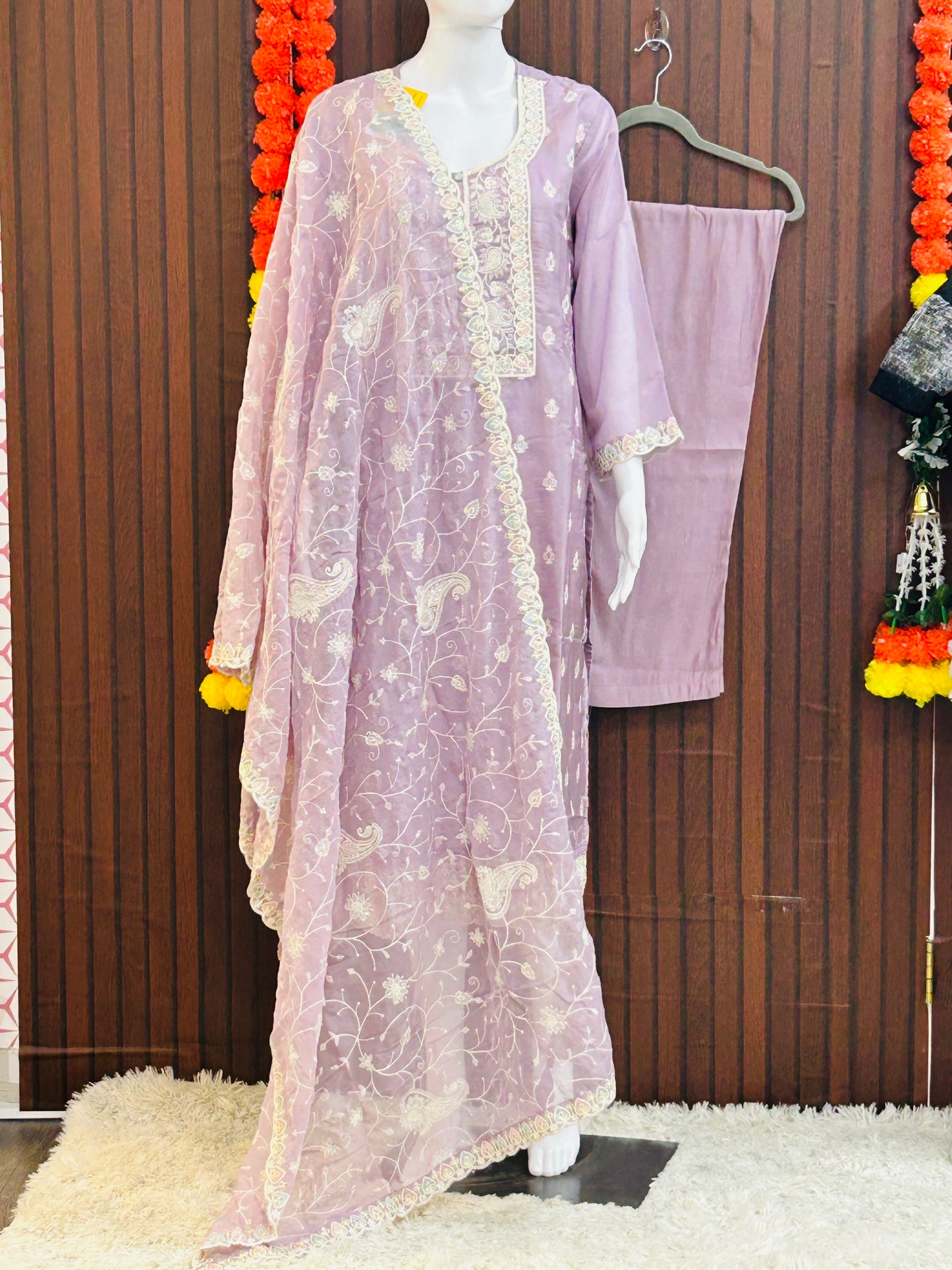 Light purple salwar set