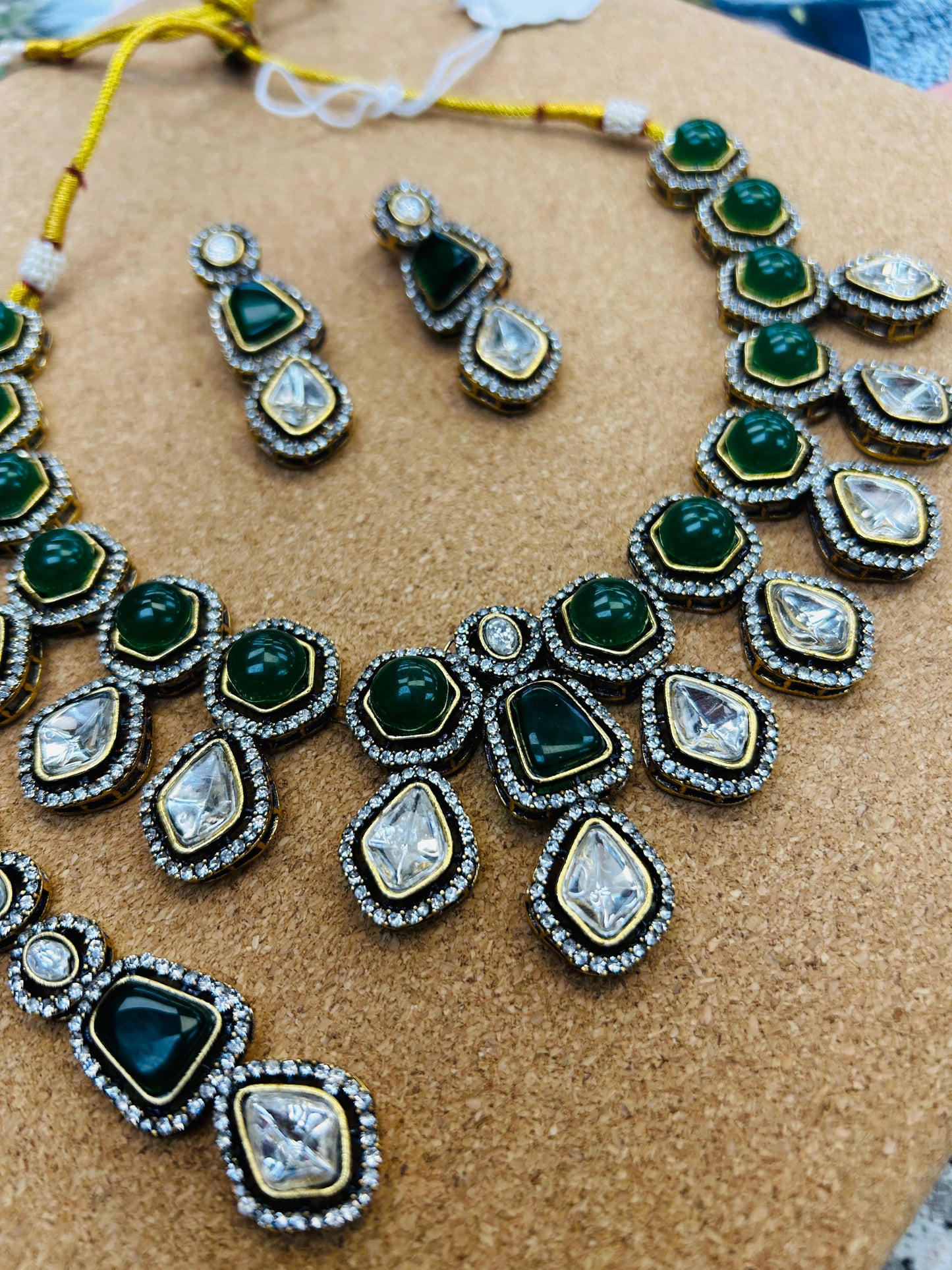 Moissanite necklace set