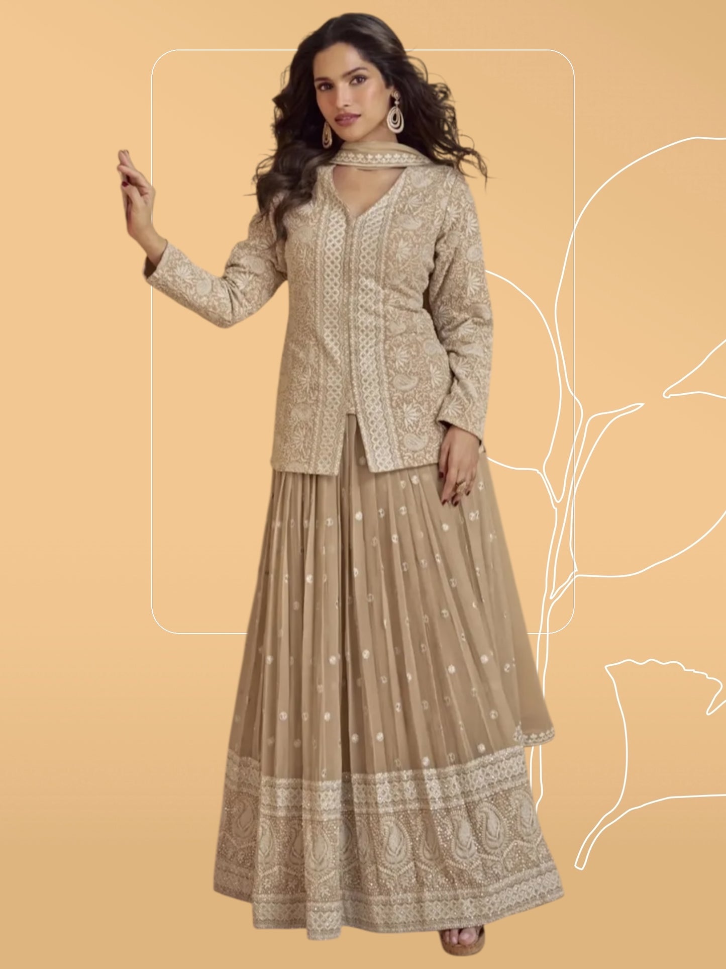 Asha : heavy party wear suits