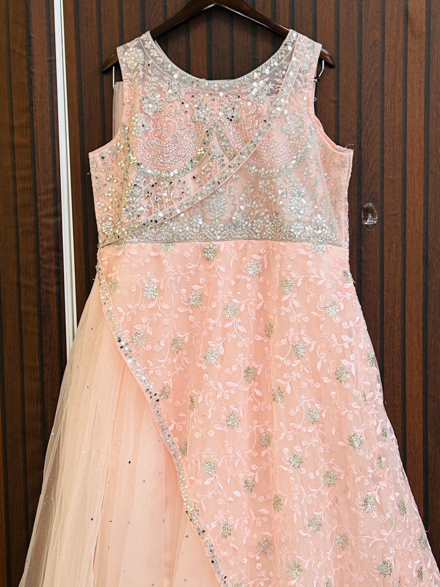 Peach gowns
