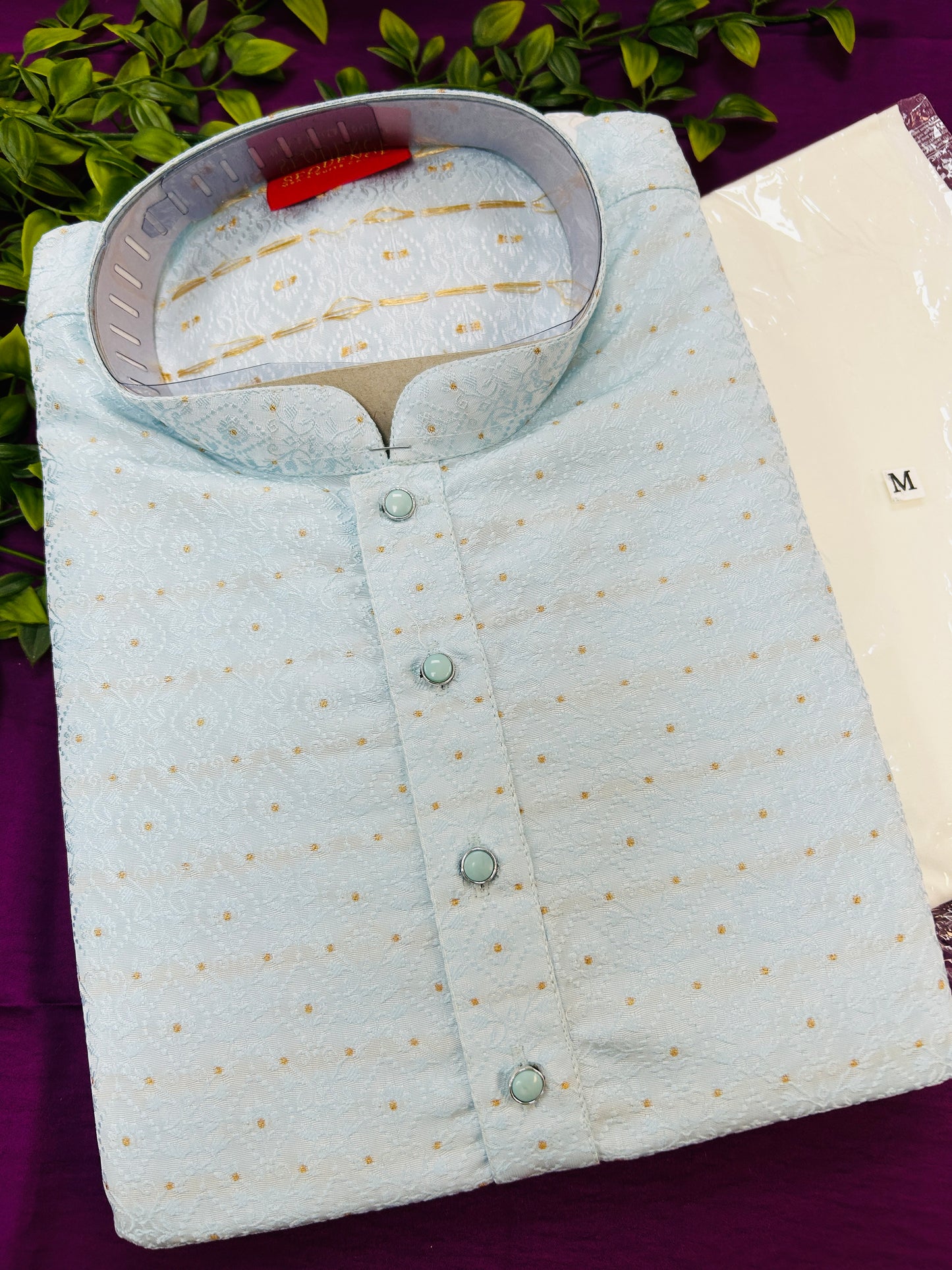 Light blue kurta set