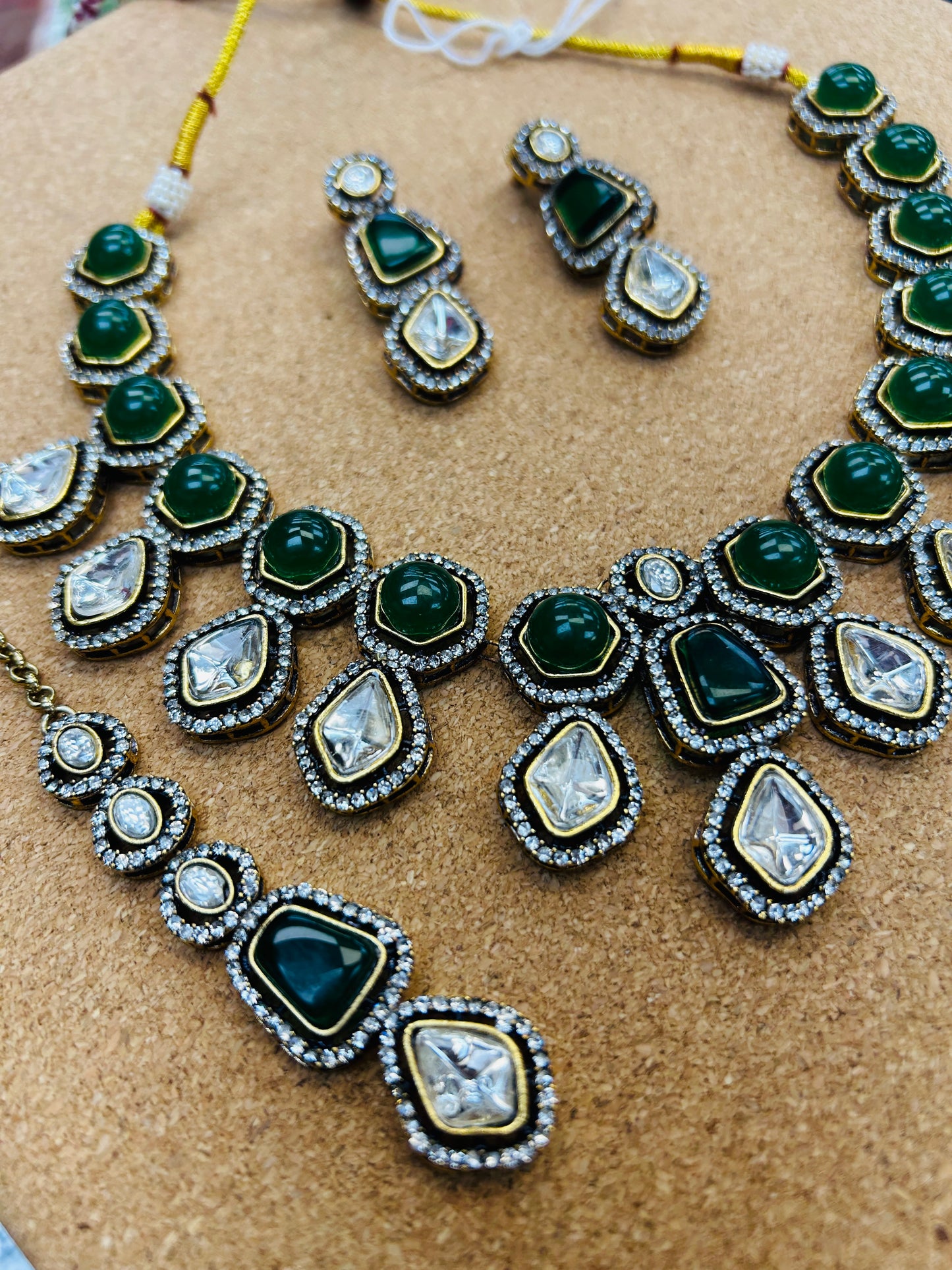 Moissanite necklace set