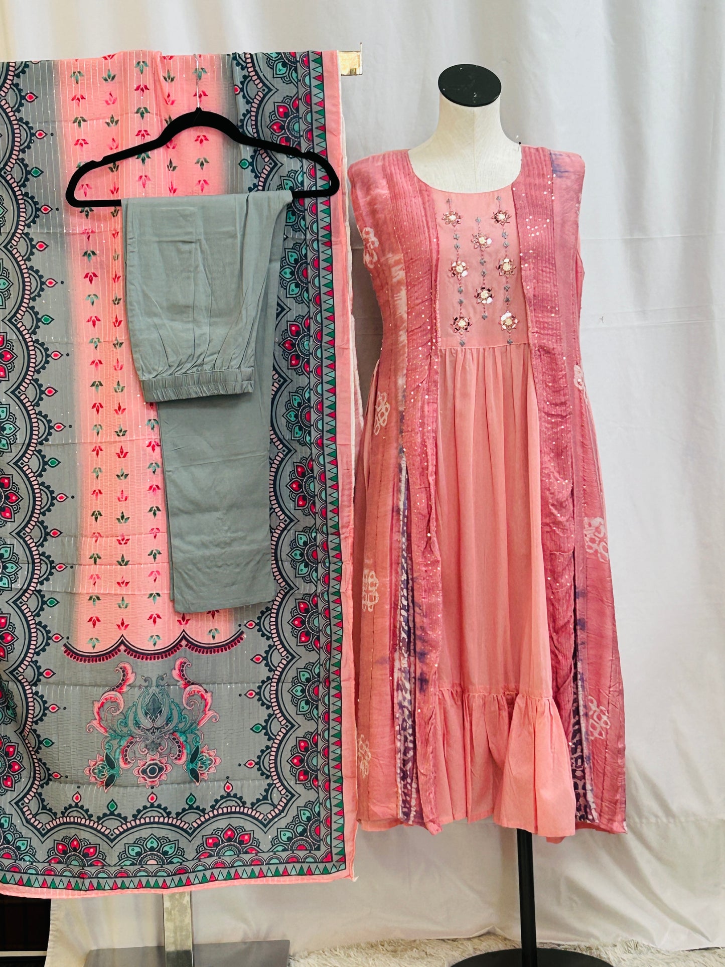 Mulmul cotton Kurti set : SALE