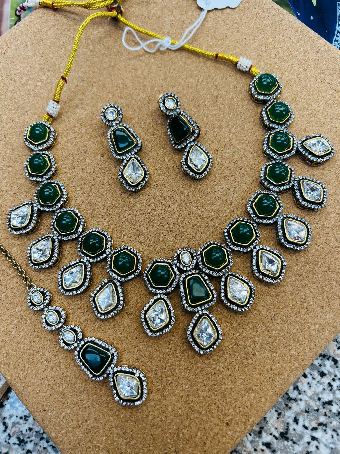 Moissanite necklace set