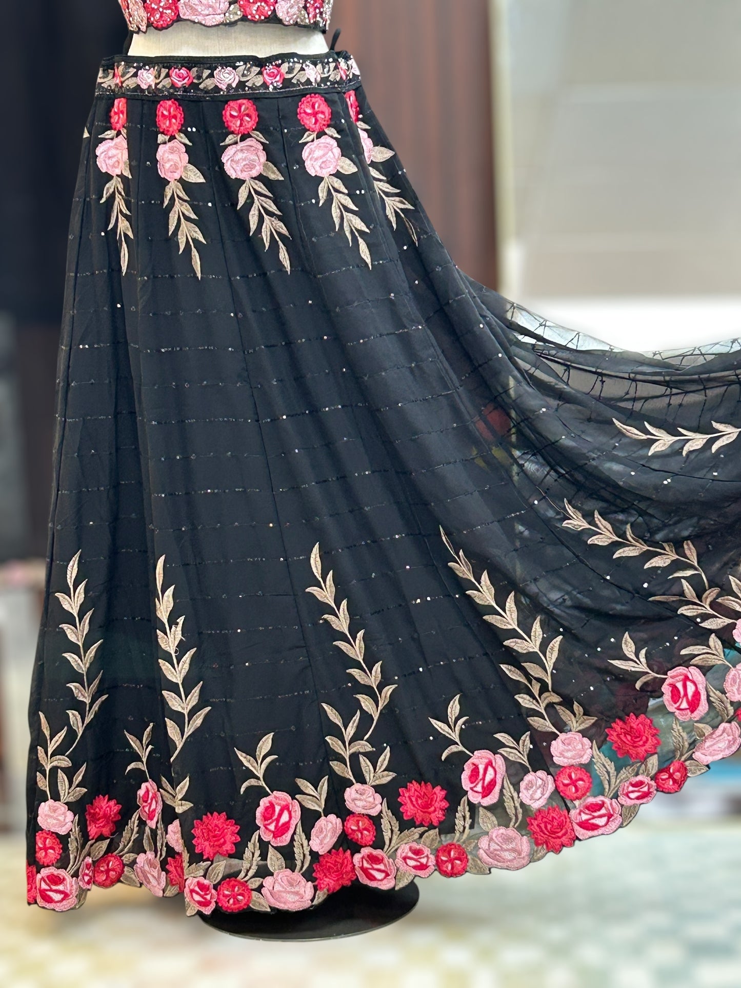Georgette lehenga Choli set