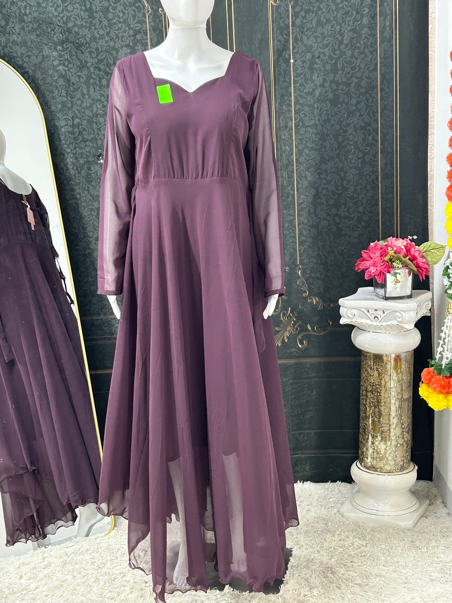 Georgette long kurti