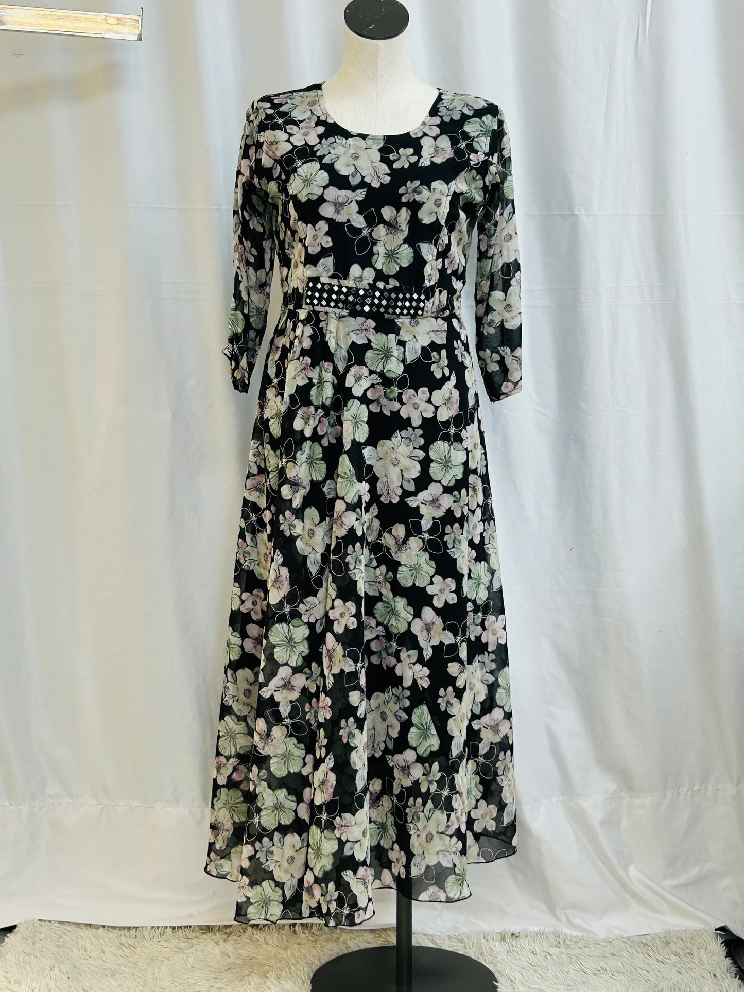 Chiffon long kurti