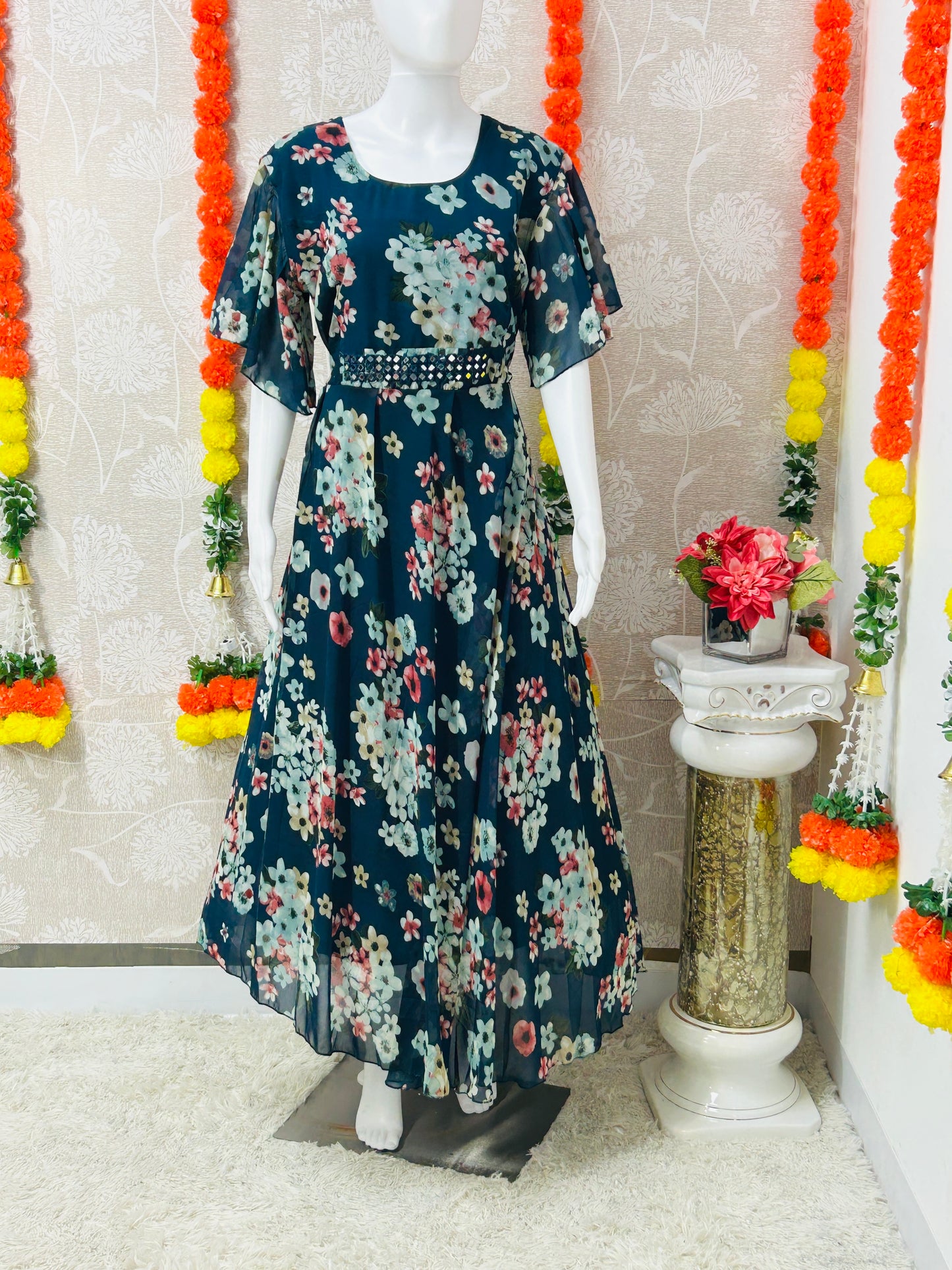 Indo-western long kurti / long frock