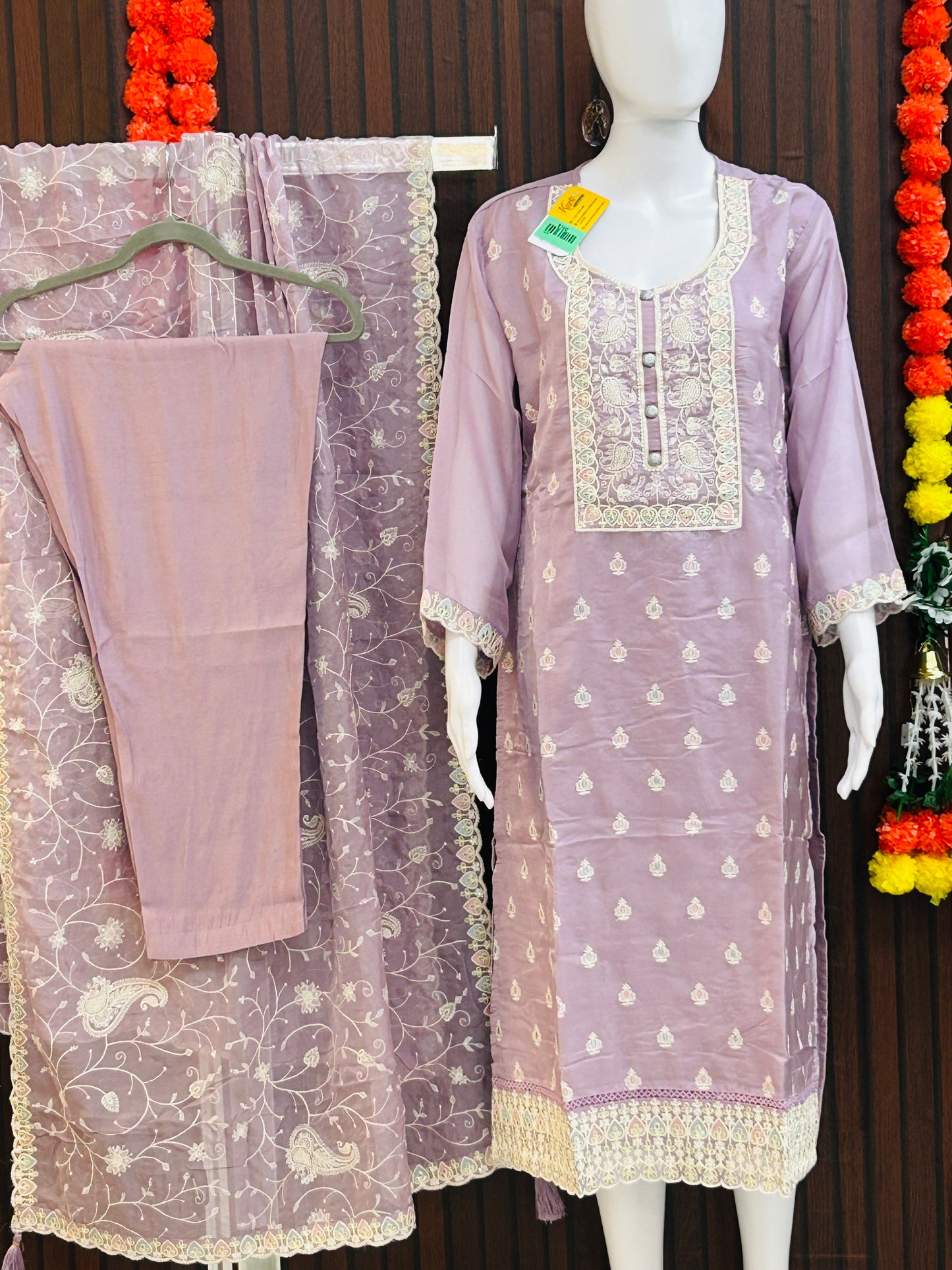 Light purple salwar set