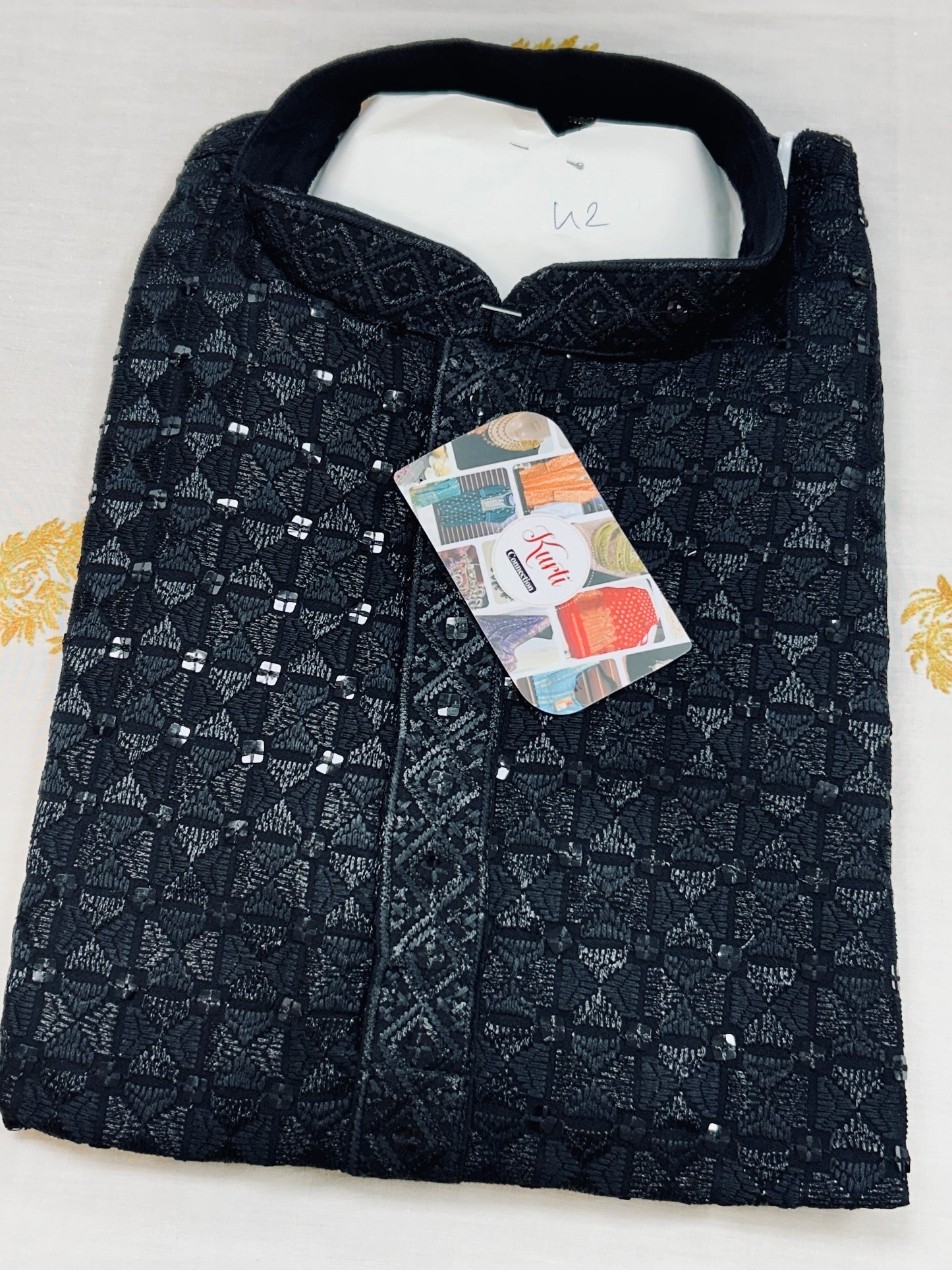 Black chikankari Kurta | short kurta